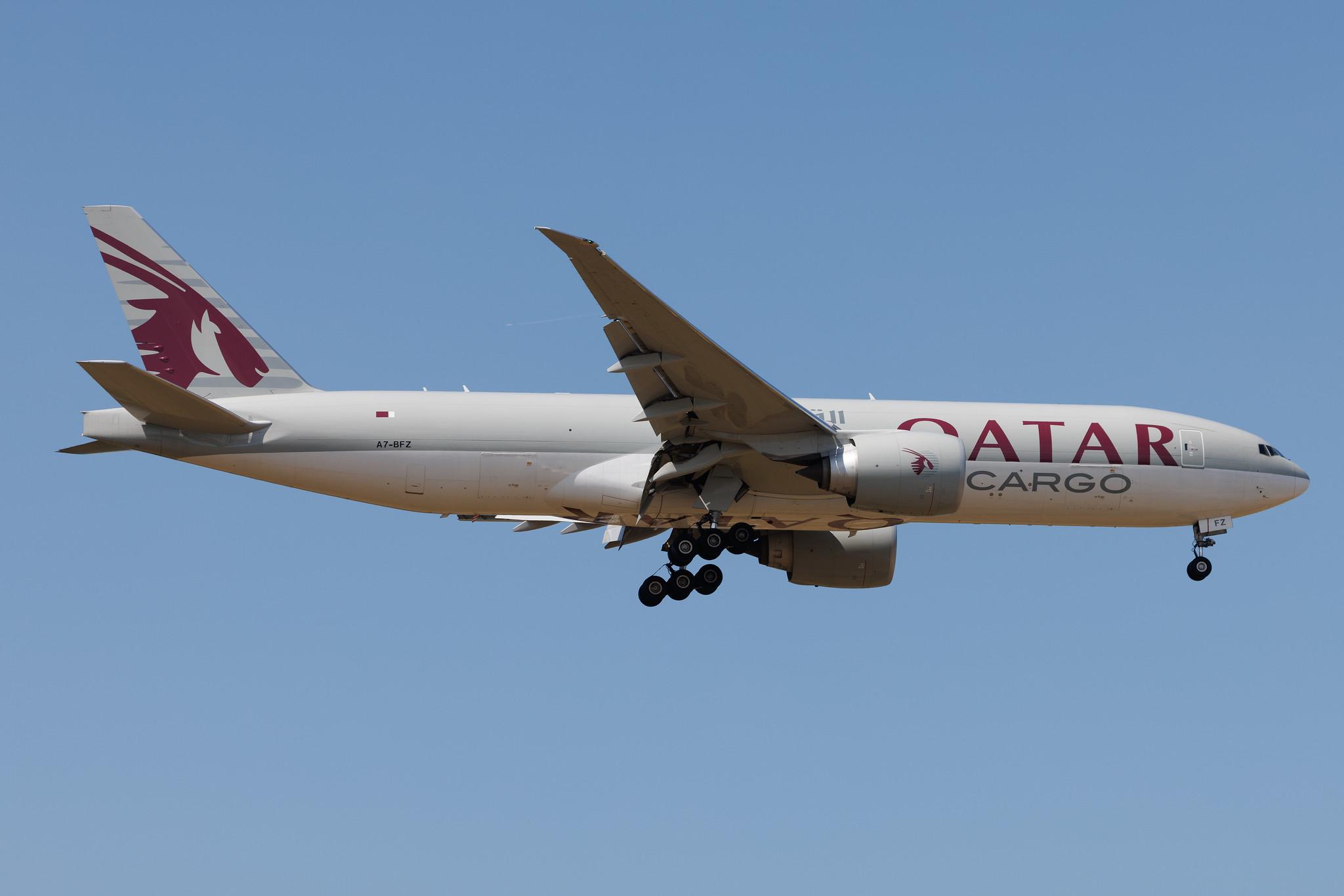 Frankfurt Airport: Qatar Cargo (QR / QTR) | Operator: Qatar Airways | Boeing 777-F B77L | A7-BFZ | MSN 66872