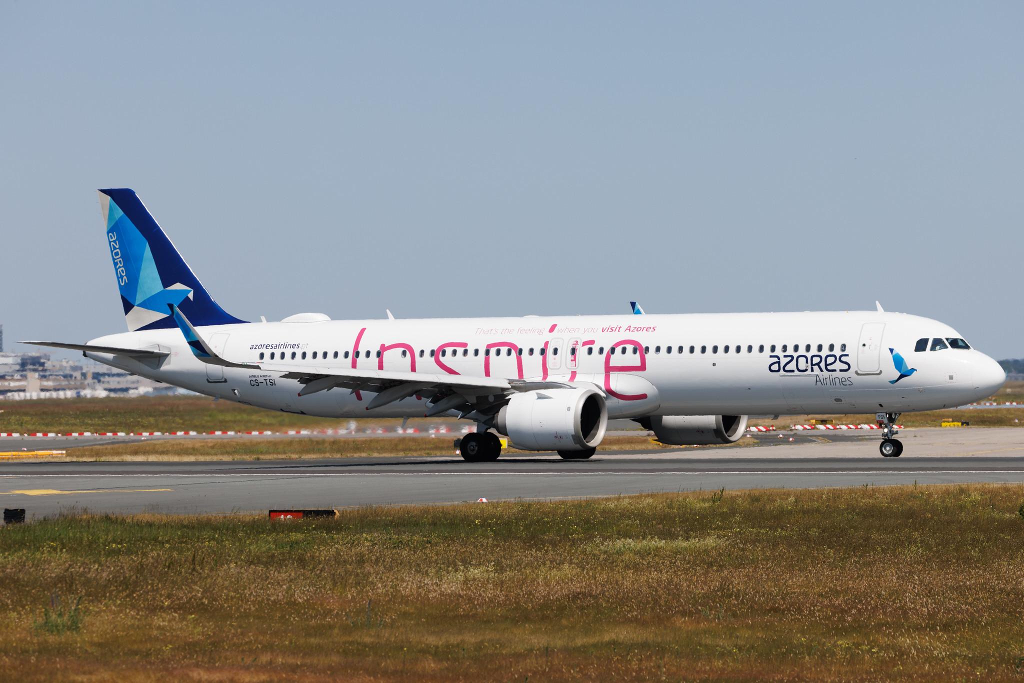 Frankfurt Airport: Azores Airlines (S4 / RZO) | Livery: Inspire Livery | Airbus A321-253NX A21N | CS-TSI | MSN 10074