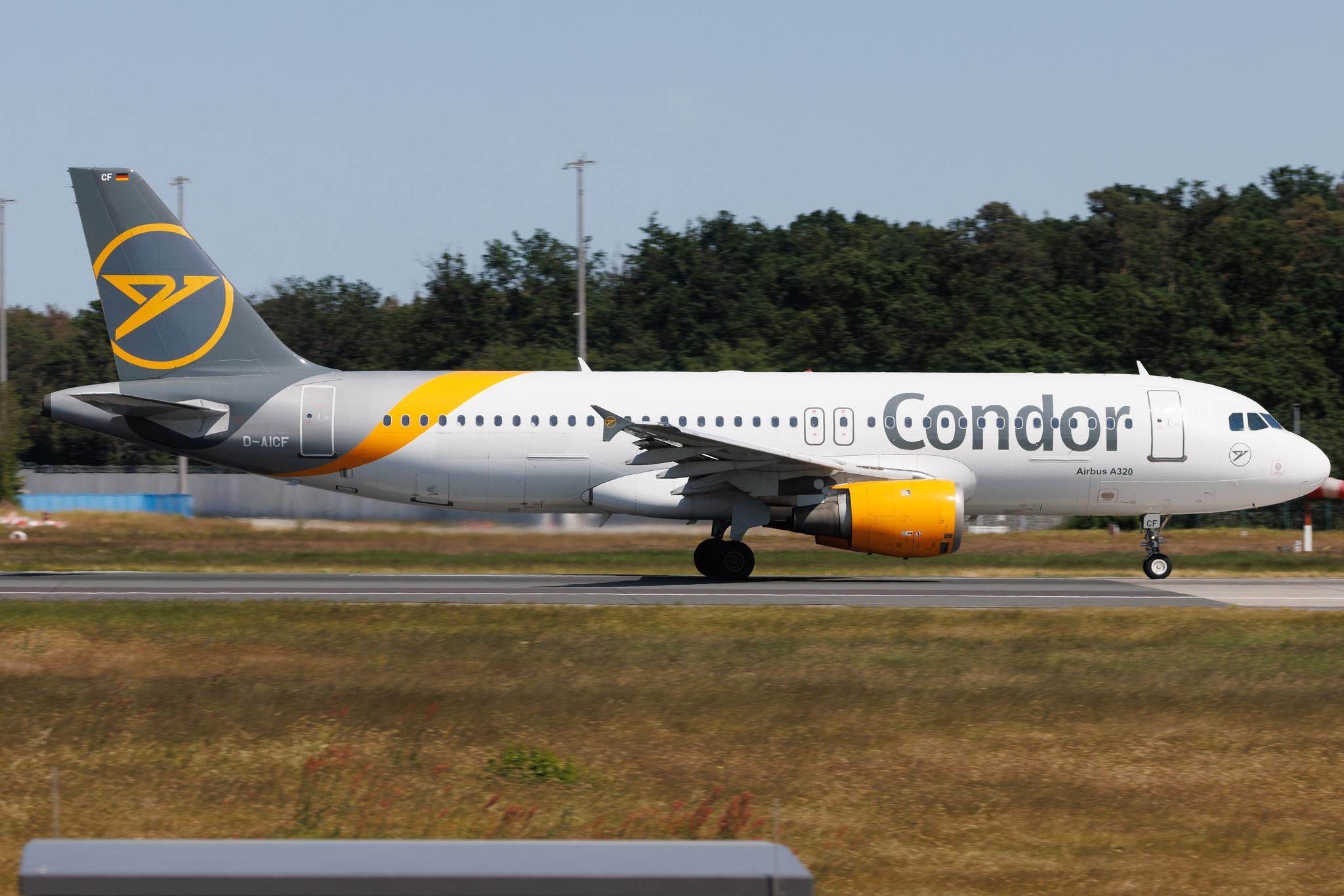 Frankfurt Airport: Condor (DE / CFG) | Airbus A320-212 A320 | D-AICF | MSN 0905