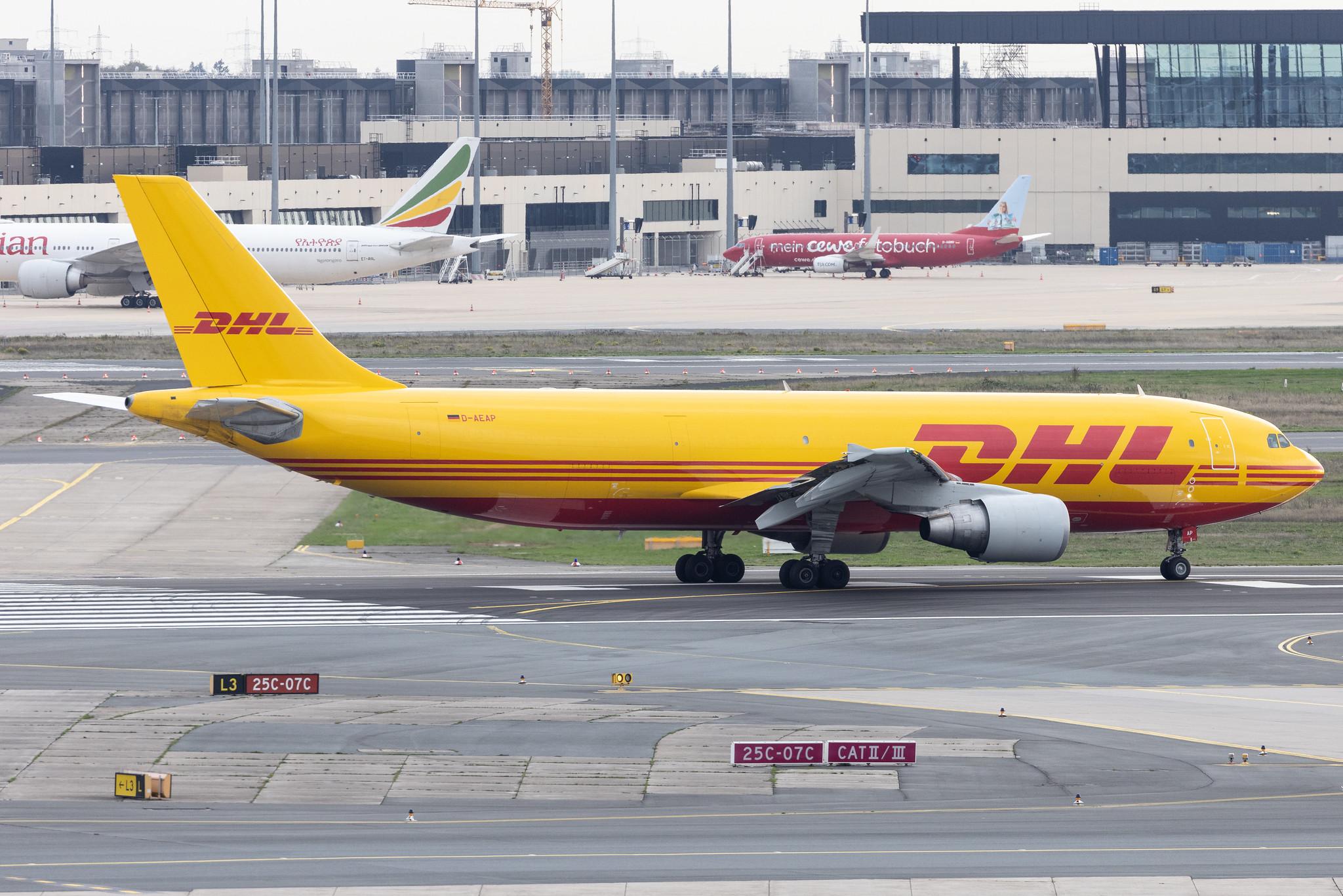 Frankfurt Airport: DHL (D0 / DHK) | Operator: European Air Transport | Airbus A300B4-622R(F) A306 | D-AEAP | MSN 724