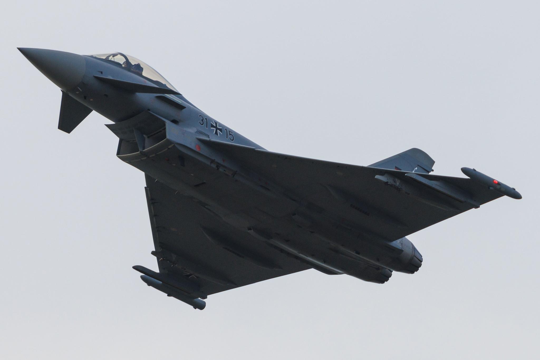 ANTIDOTUM Airshow Leszno: German Air Force (/ GAF) | Eurofighter Typhoon EF2000 EUFI | 31+15 | MSN AS0008