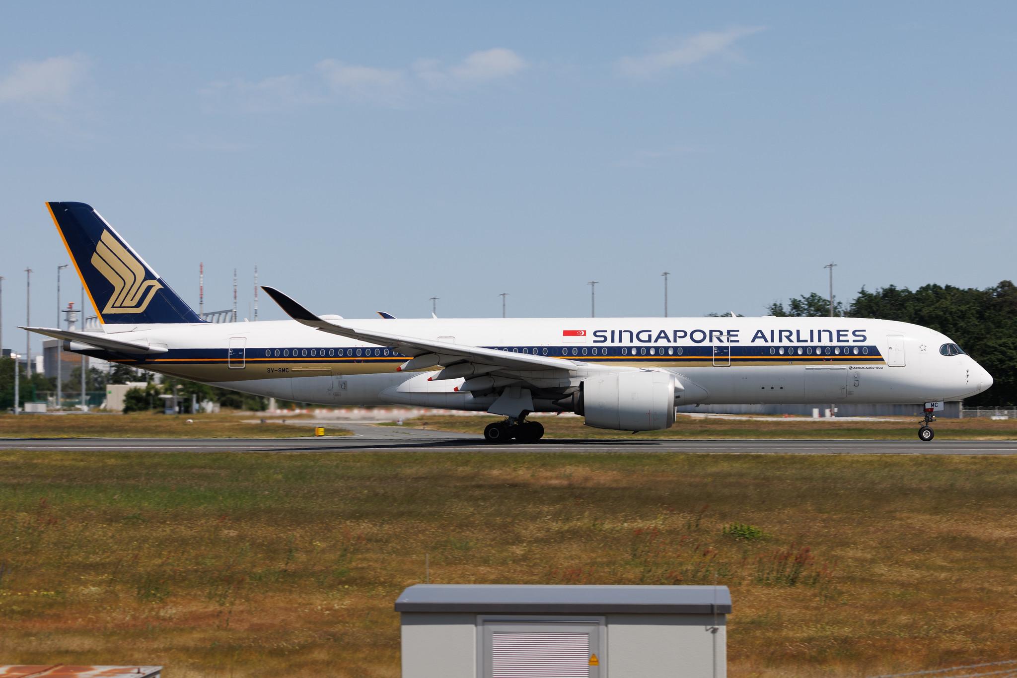 Frankfurt Airport: Singapore Airlines (SQ / SIA) | Airbus A350-941 A359 | 9V-SMC | MSN 031