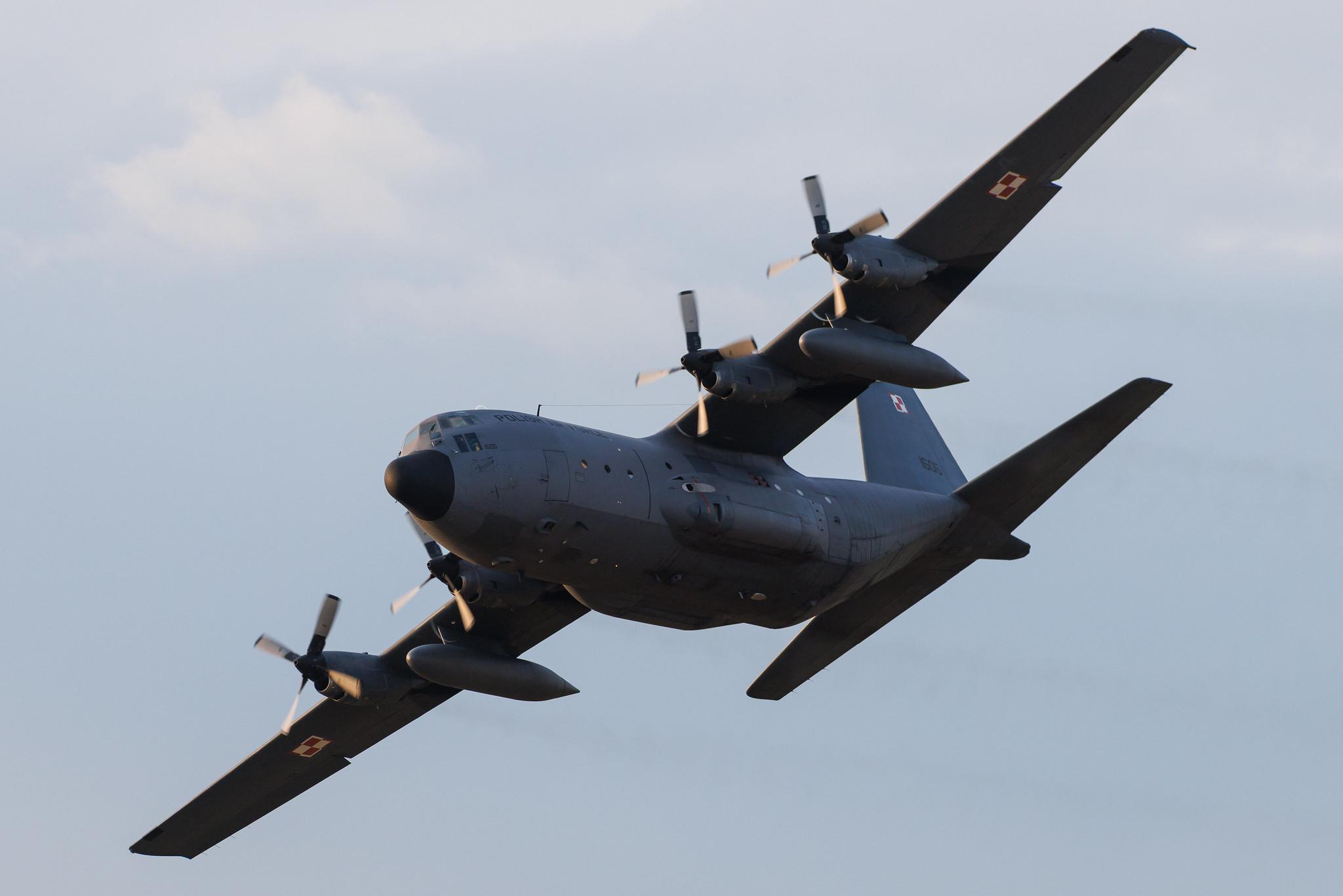 ANTIDOTUM Airshow Leszno: Polish Air Force | Lockheed C-130E Hercules (L-382) C130 | 1505 | MSN 382-4435