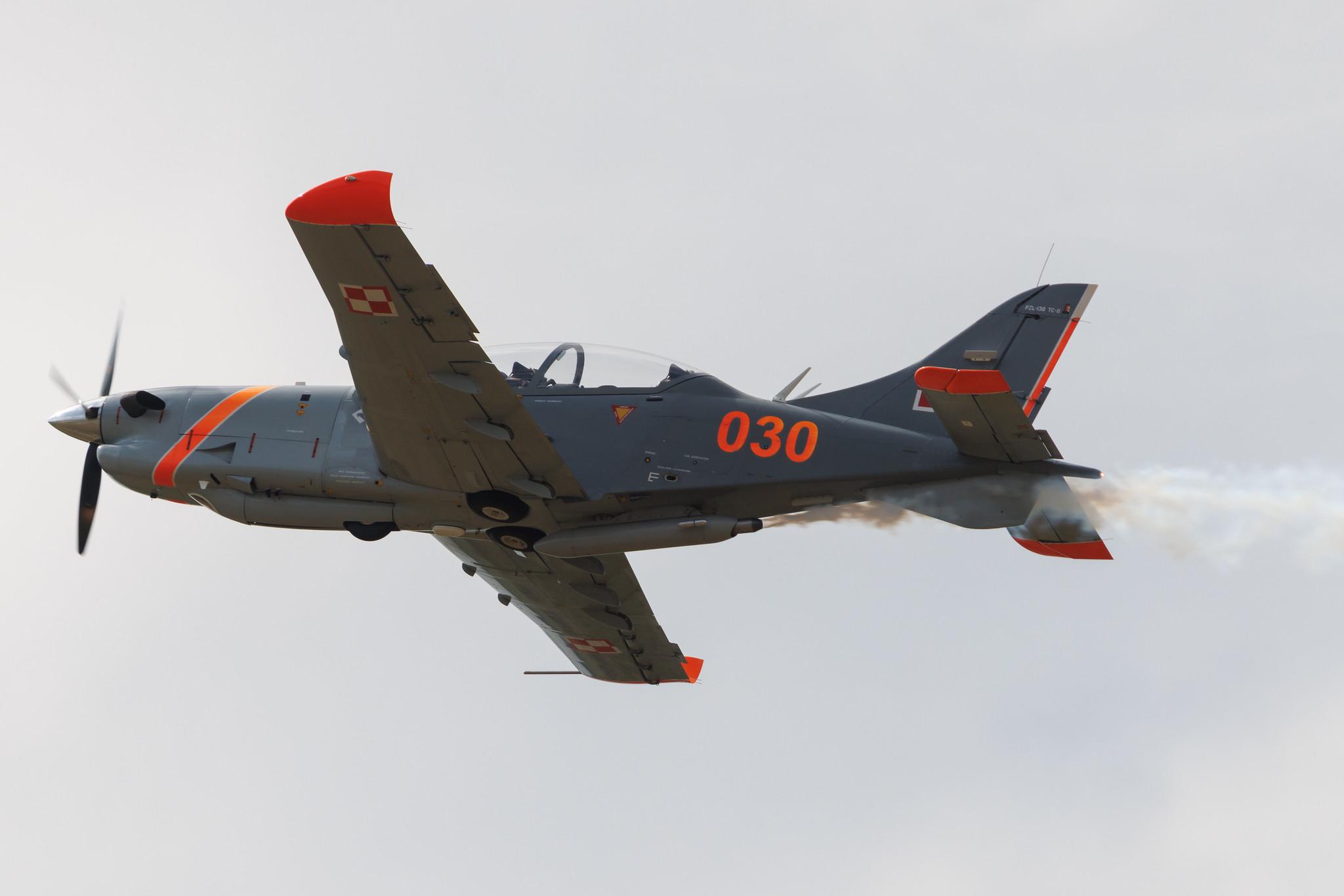 ANTIDOTUM Airshow Leszno: Polish Air Force (/ PLF) | PZL-Okecie PZL-130TC-2 Turbo Orlik PZ3T | 030 | MSN 04940030