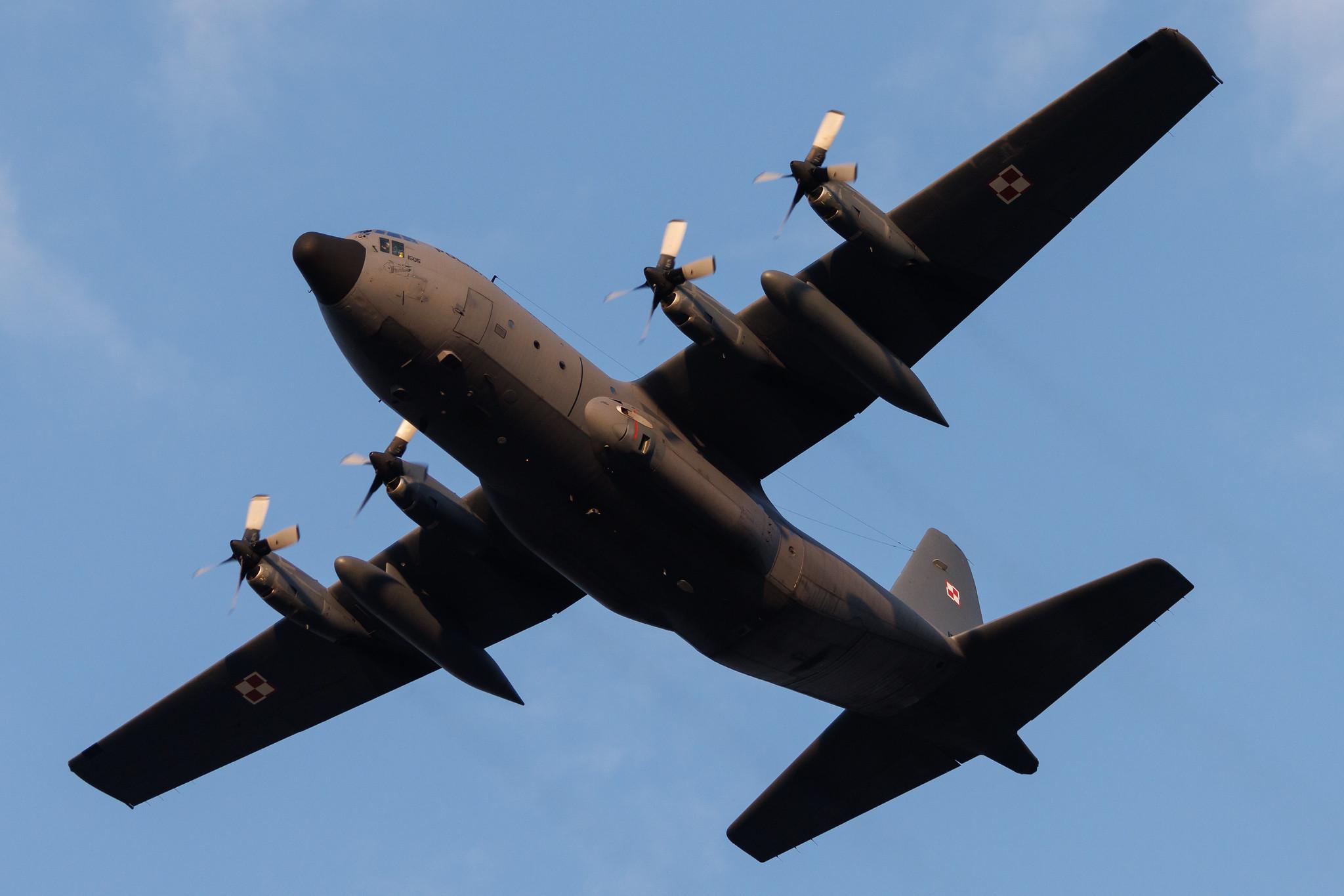 ANTIDOTUM Airshow Leszno: Polish Air Force | Lockheed C-130E Hercules (L-382) C130 | 1505 | MSN 382-4435