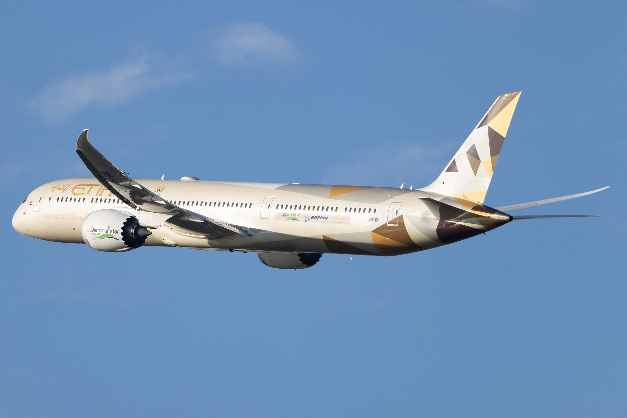 London Heathrow: Etihad Airways (EY / ETD) | Boeing 787-10 Dreamliner B78X | A6-BMI | MSN 60768