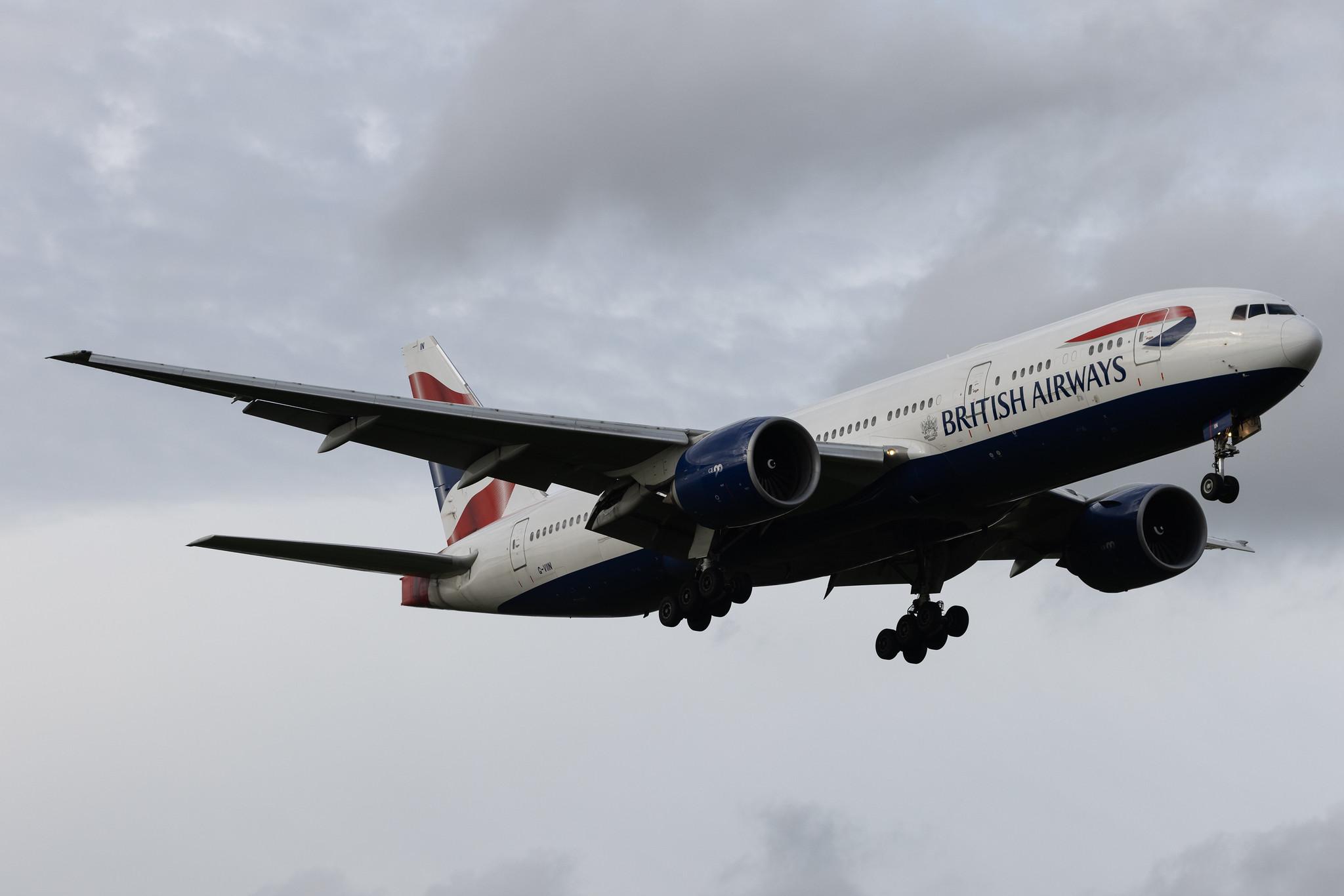 London Heathrow: British Airways (BA / BAW) | Boeing 777-236(ER) B772 | G-VIIN | MSN 29319