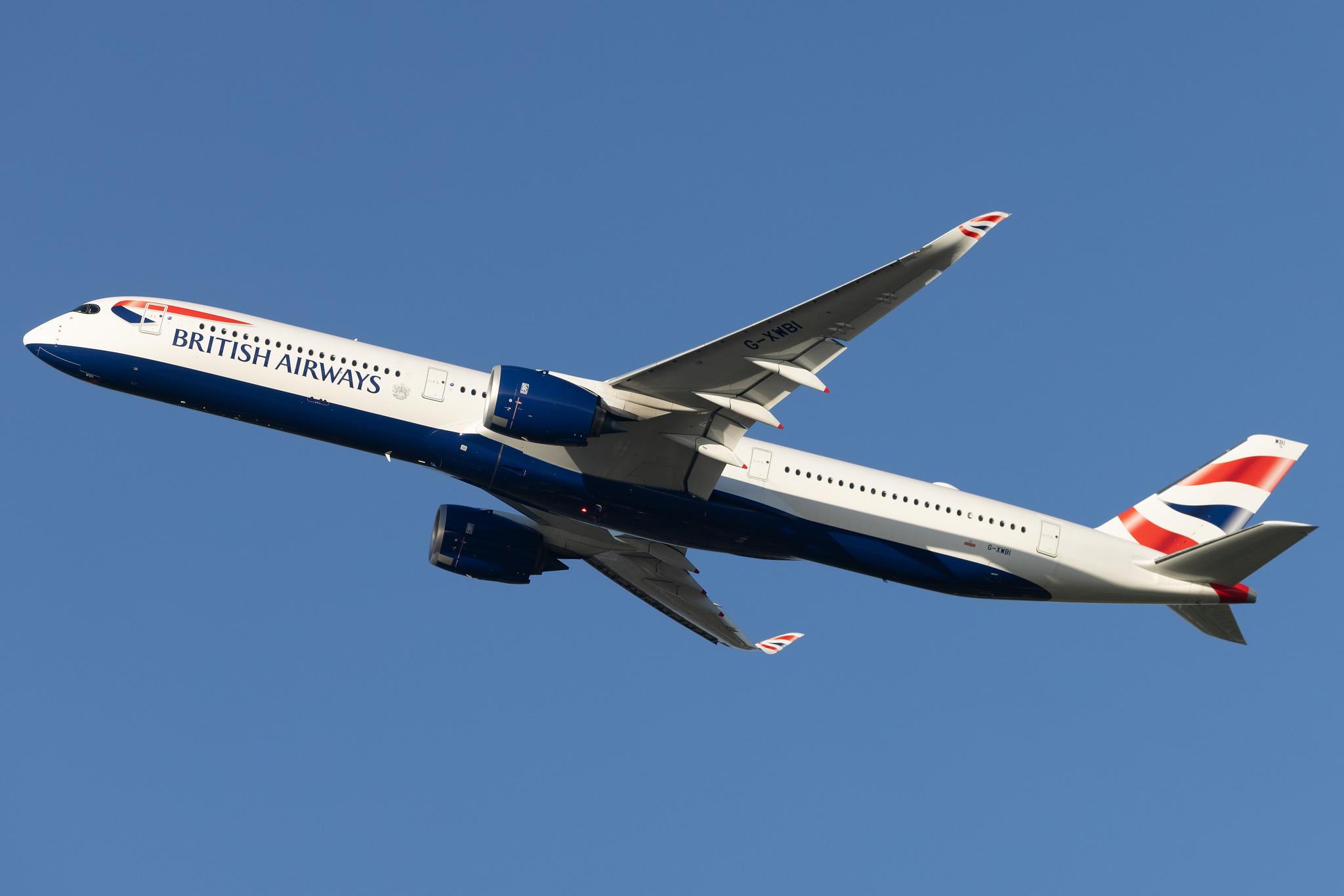 London Heathrow: British Airways (BA / BAW) | Airbus A350-1041 A35K | G-XWBI | MSN 473