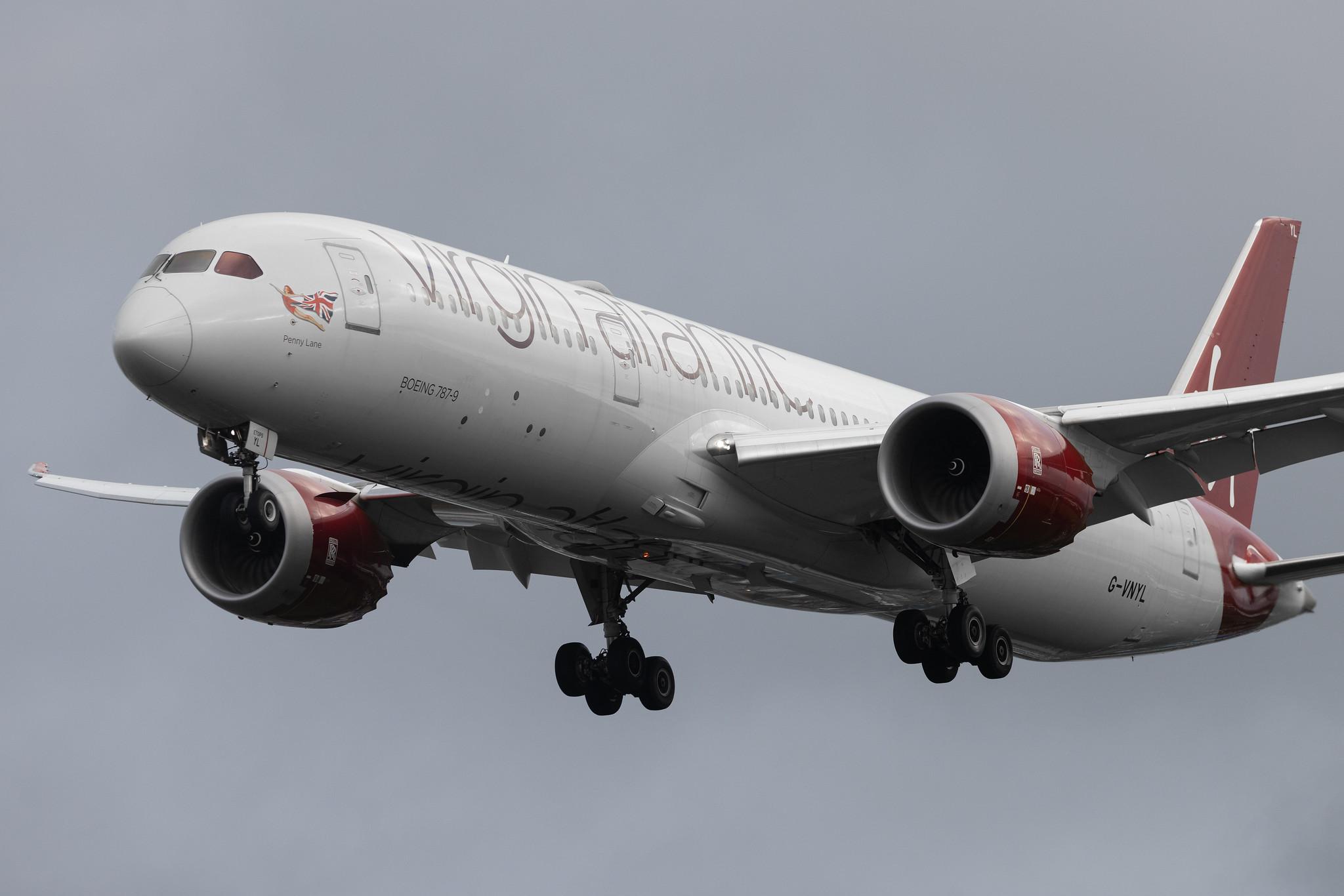 London Heathrow: Virgin Atlantic (VS / VIR) | Boeing 787-9 Dreamliner B789 | G-VNYL | MSN 37981