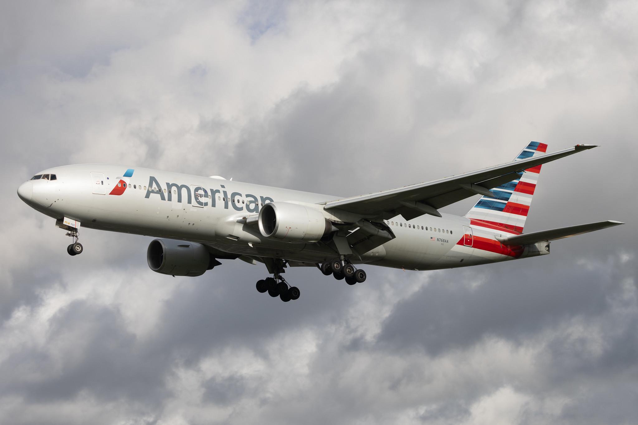 London Heathrow: American Airlines (AA / AAL) | Boeing 777-223(ER) B772 | N768AA | MSN 33540