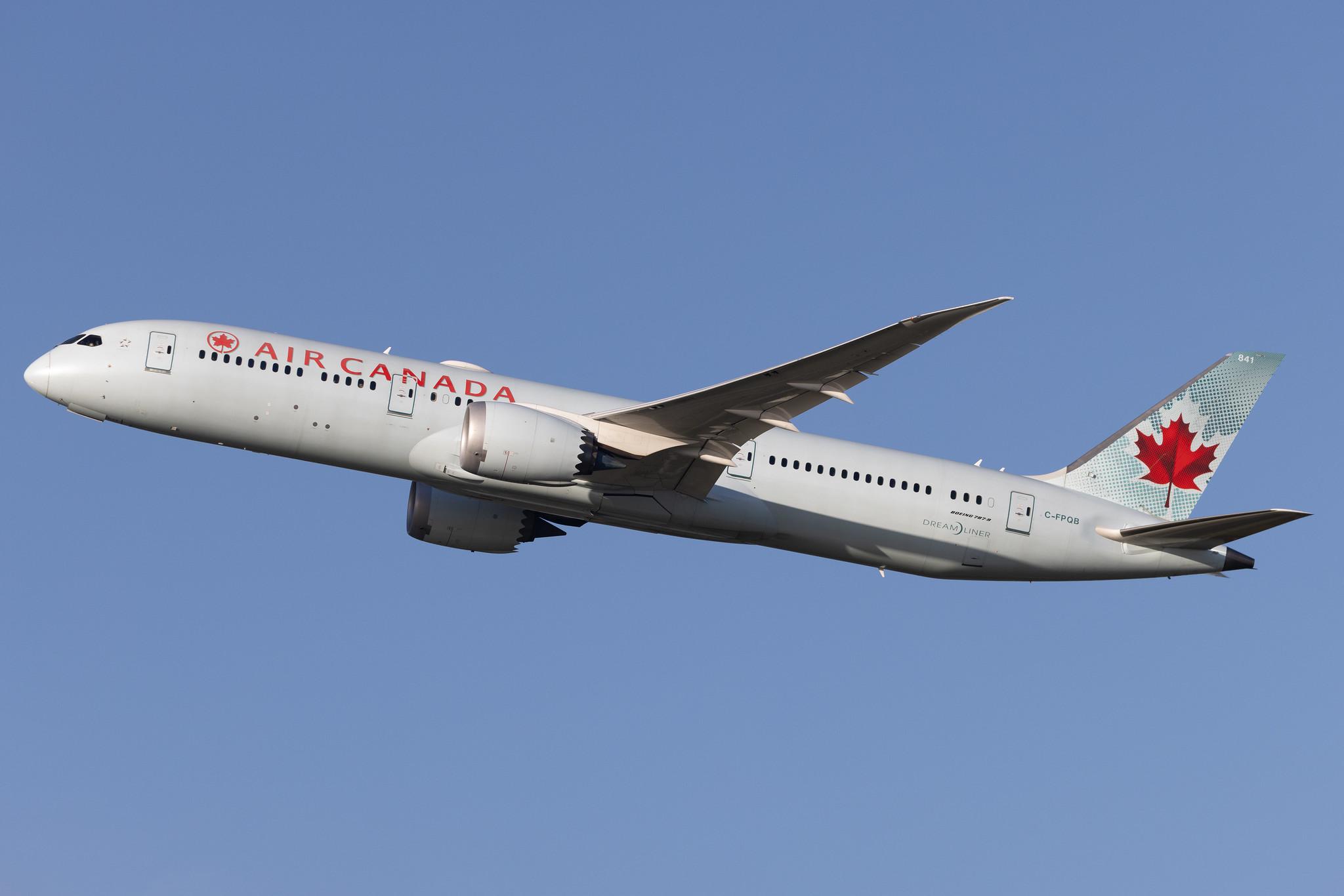 London Heathrow: Air Canada (AC / ACA) | Boeing 787-9 Dreamliner B789 | C-FPQB | MSN 35270