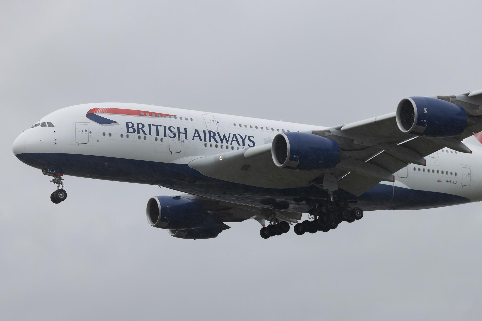 London Heathrow: British Airways (BA / BAW) | Airbus A380-841 A388 | G-XLEJ | MSN 192