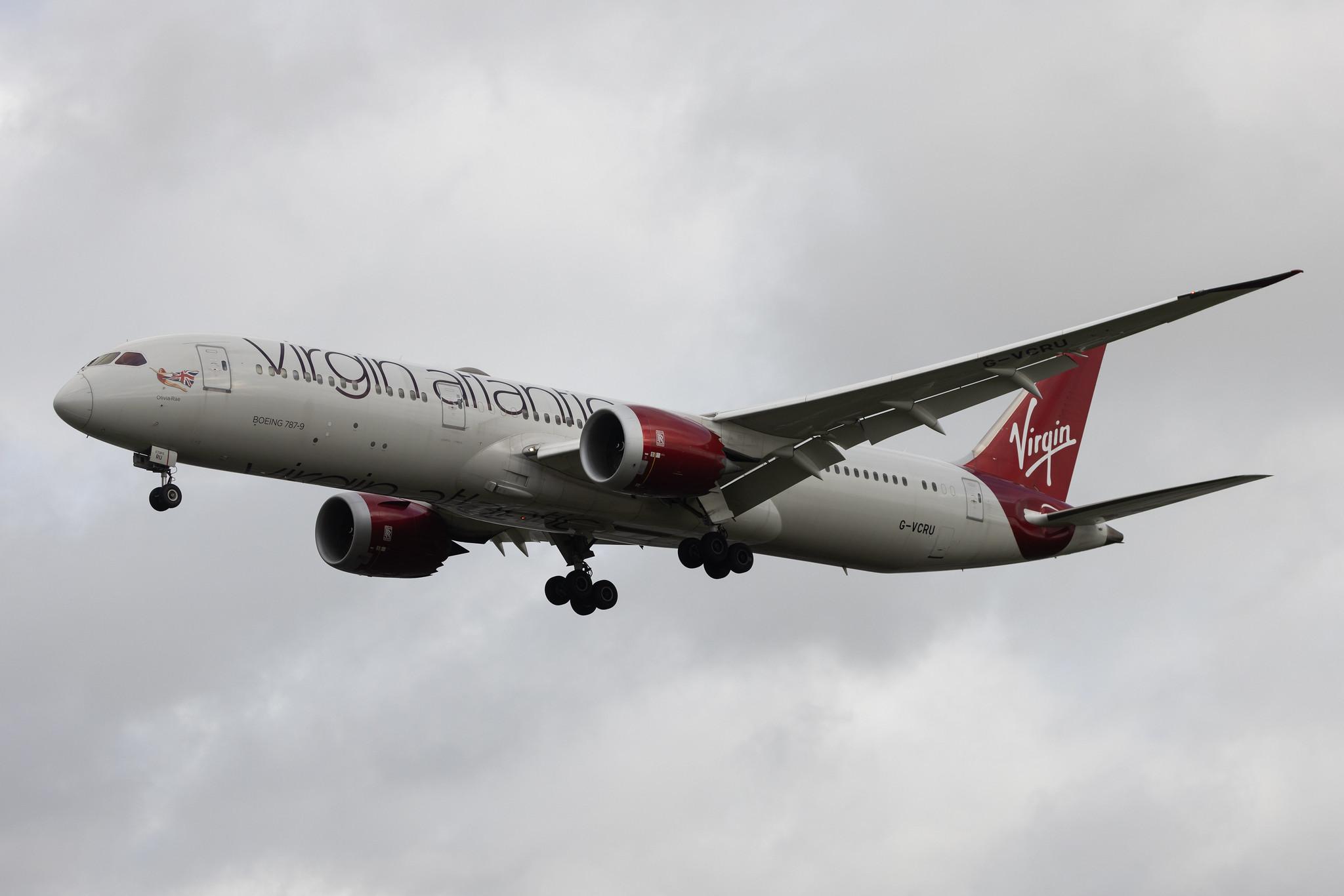 London Heathrow: Virgin Atlantic (VS / VIR) | Boeing 787-9 Dreamliner B789 | G-VCRU | MSN 37972