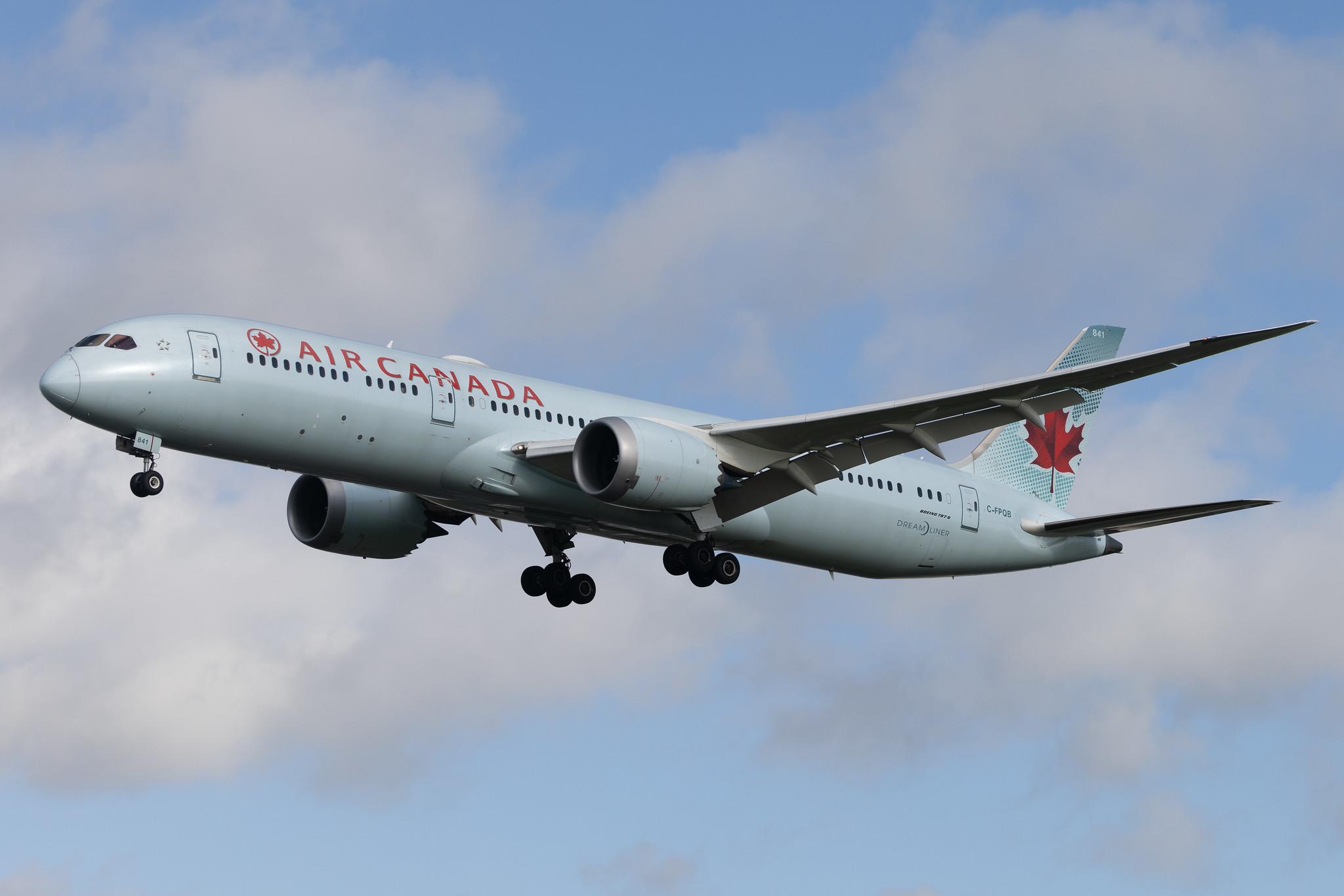 London Heathrow: Air Canada (AC / ACA) | Boeing 787-9 Dreamliner B789 | C-FPQB | MSN 35270