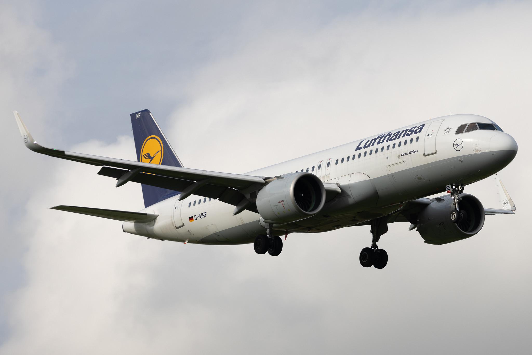 London Heathrow: Lufthansa (LH / DLH) | Airbus A320-271N A20N | D-AINF | MSN 7577