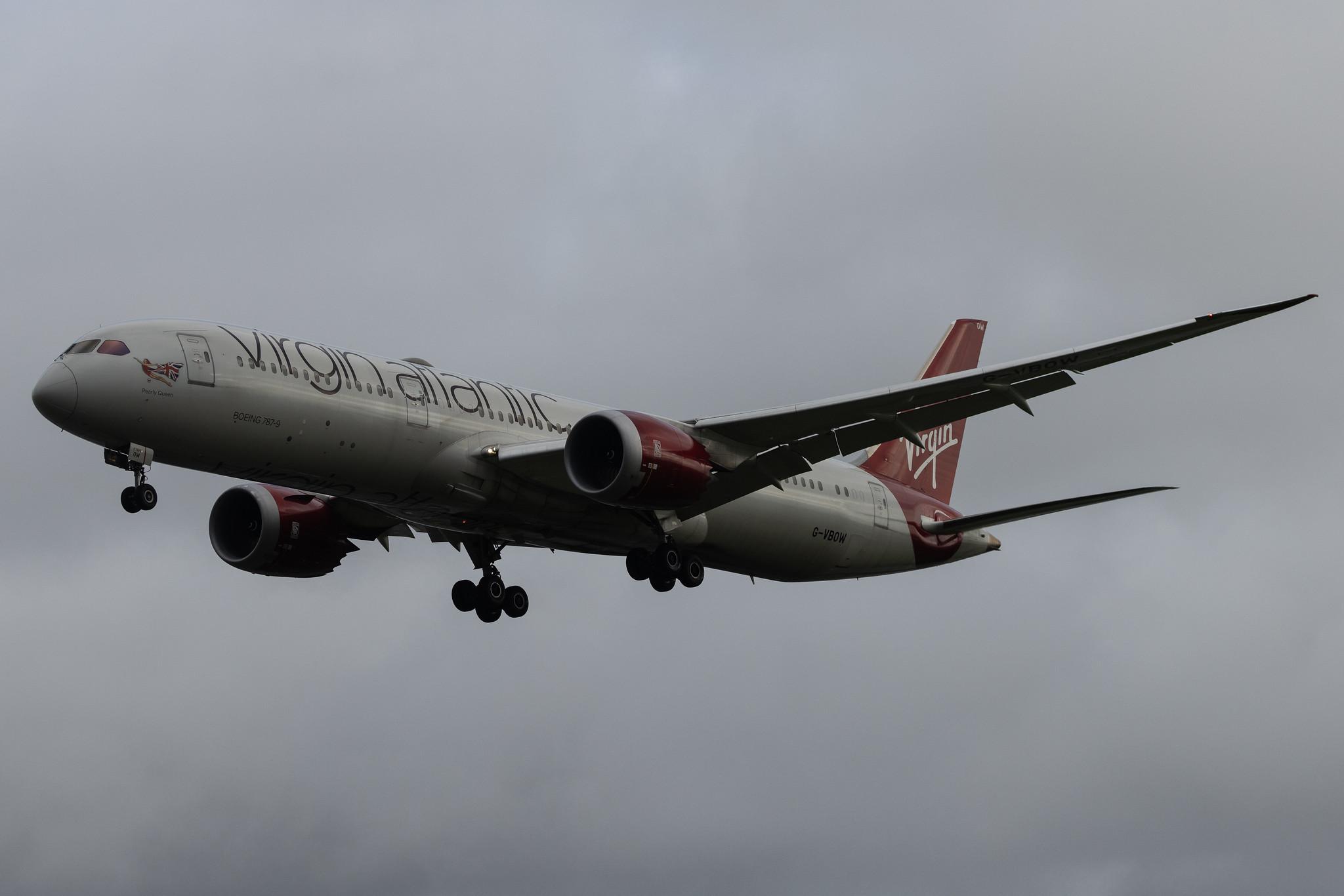 London Heathrow: Virgin Atlantic (VS / VIR) | Boeing 787-9 Dreamliner B789 | G-VBOW | MSN 37978