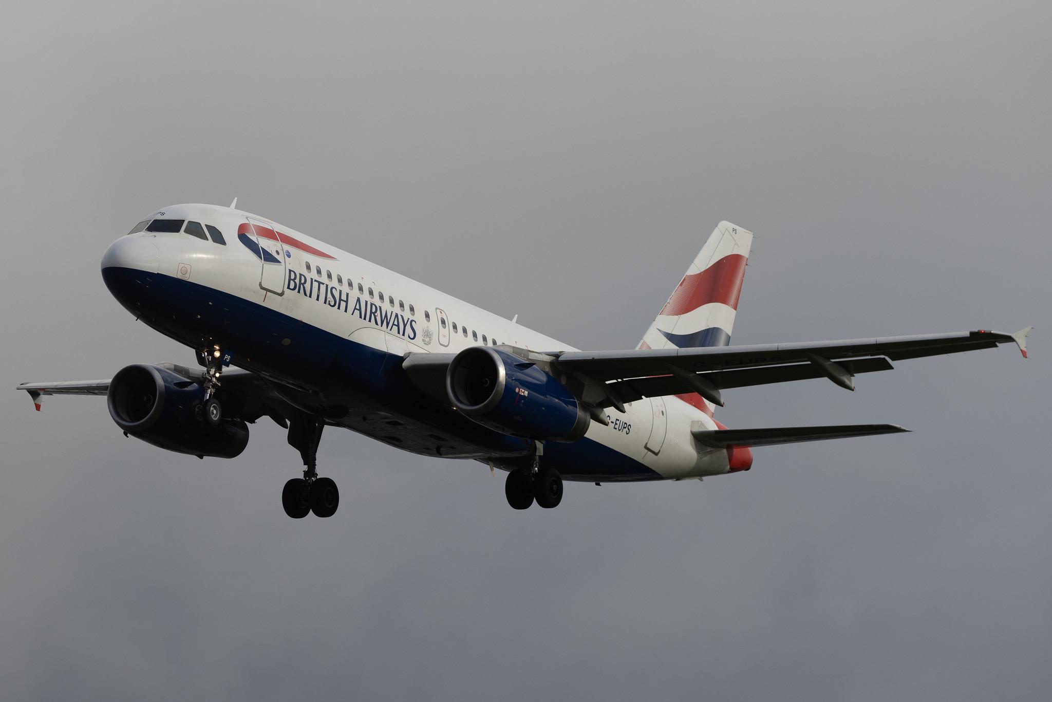 London Heathrow: British Airways (BA / BAW) | Airbus A319-131 A319 | G-EUPS | MSN 1338