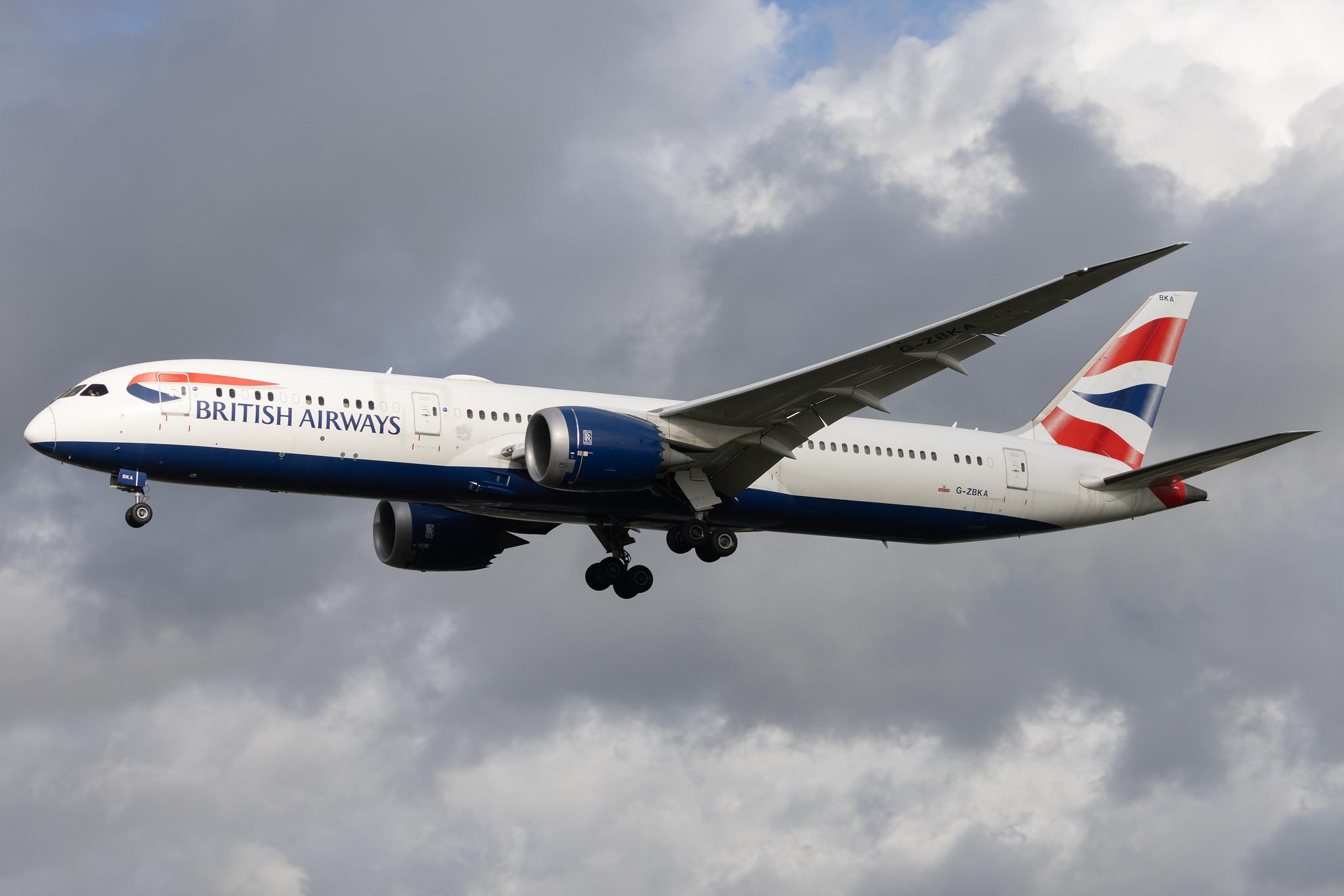 London Heathrow: British Airways (BA / BAW) | Boeing 787-9 Dreamliner B789 | G-ZBKA | MSN 38616