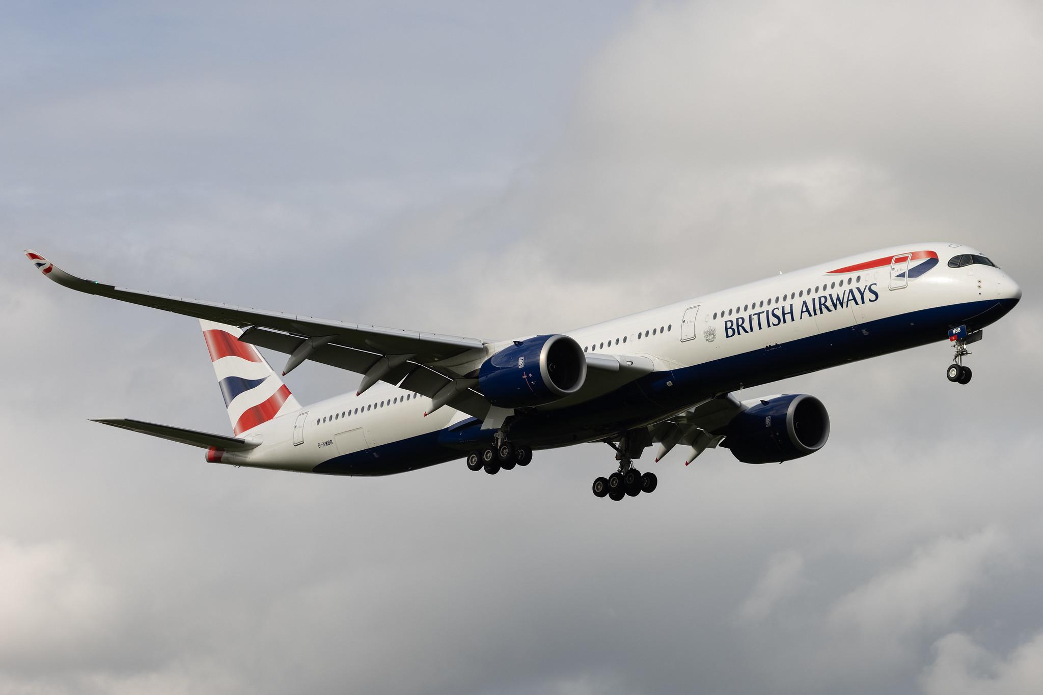 London Heathrow: British Airways (BA / BAW) | Airbus A350-1041 A35K | G-XWBB | MSN 340