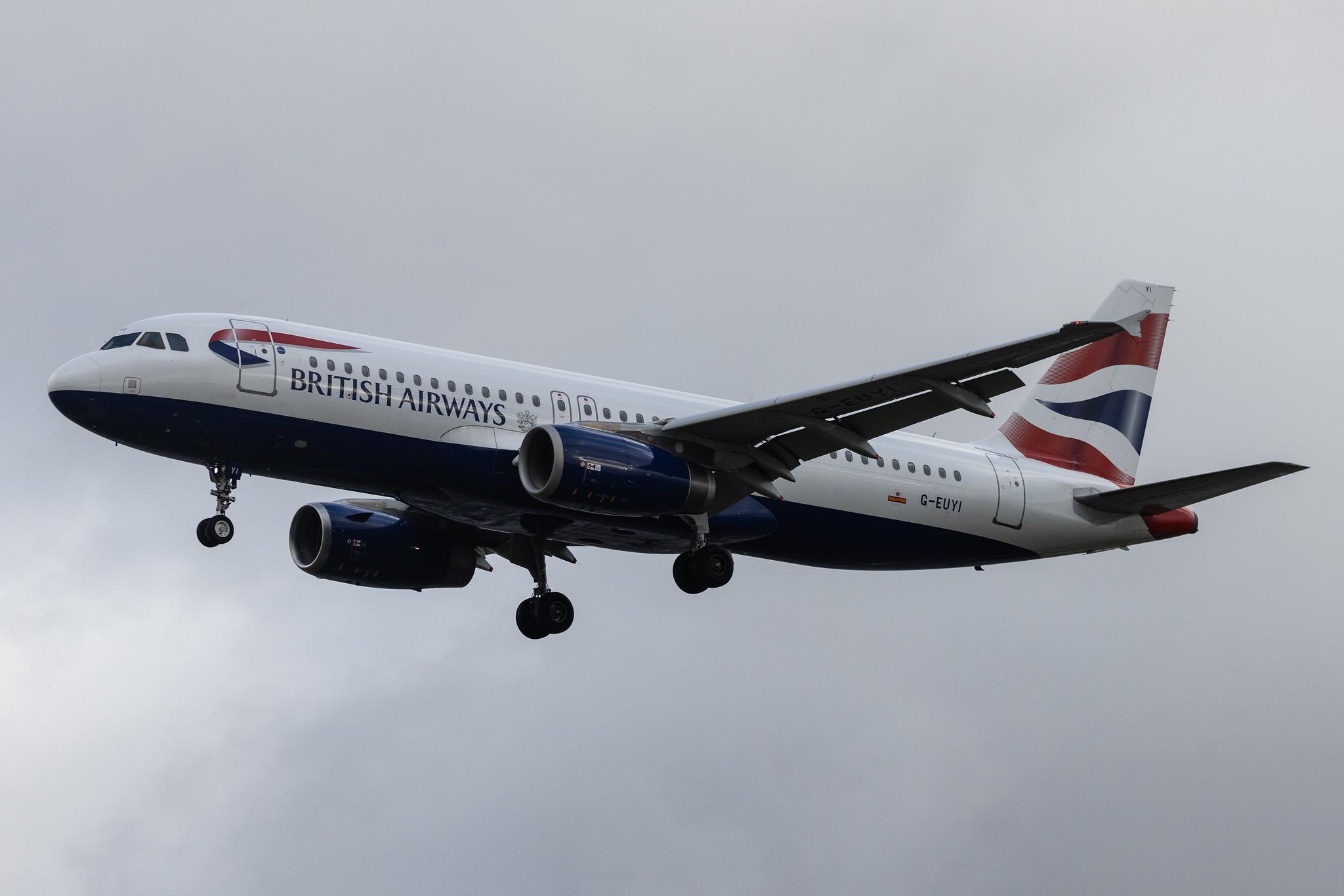 London Heathrow: British Airways (BA / BAW) | Airbus A320-232 A320 | G-EUYI | MSN 4306