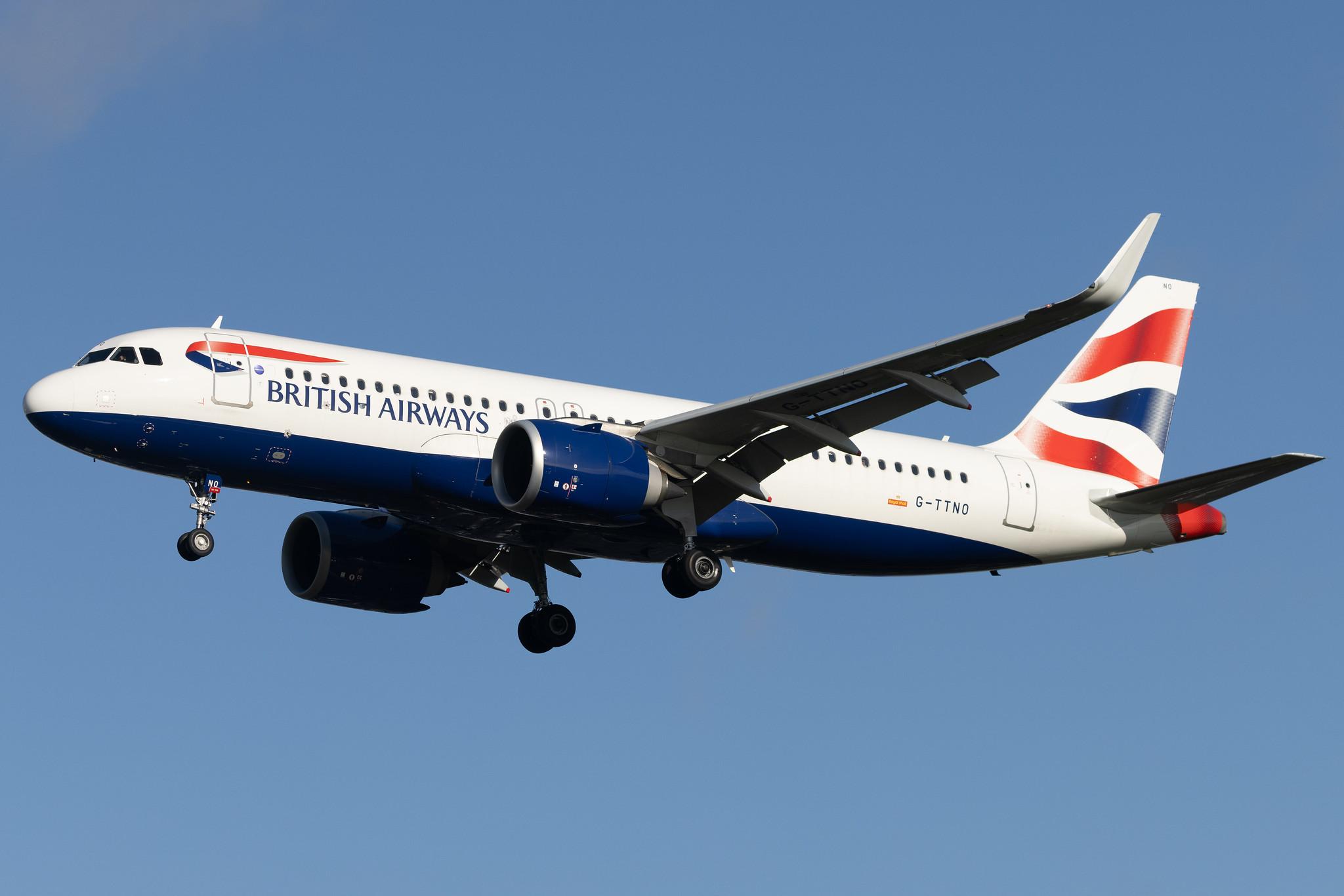 London Heathrow: British Airways (BA / BAW) | Airbus A320-251N A20N | G-TTNO | MSN 10388