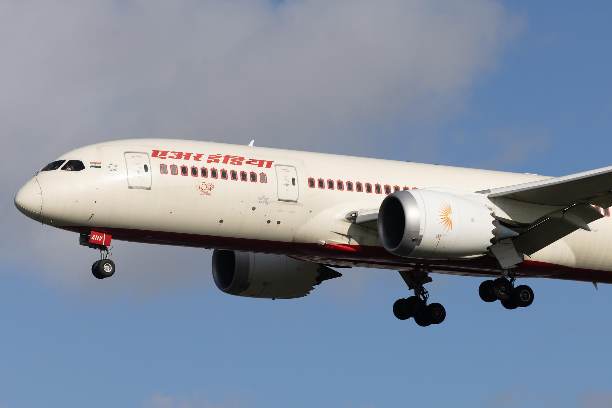 London Heathrow: Air India (AI / AIC) | Boeing 787-8 Dreamliner B788 | VT-ANV | MSN 36293