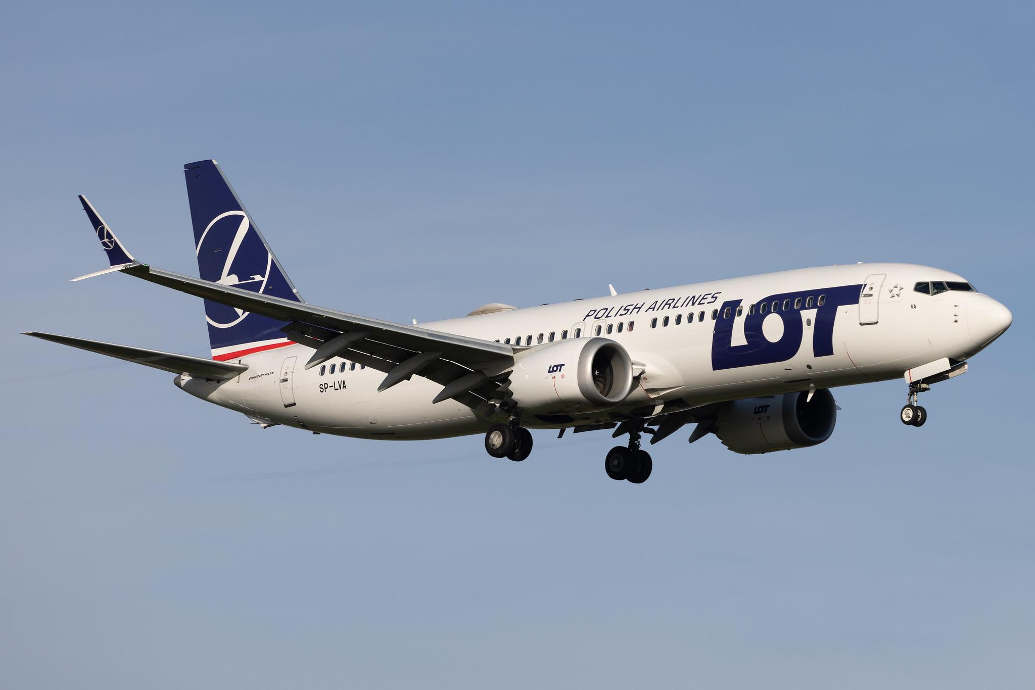London Heathrow: LOT (LO / LOT) | Boeing 737 MAX 8 B38M | SP-LVA | MSN 64067