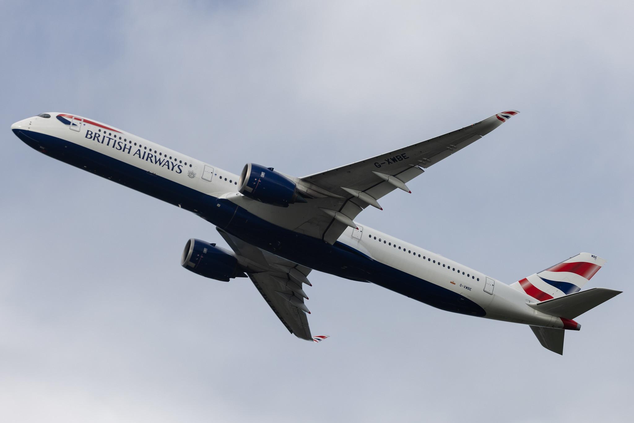 London Heathrow: British Airways (BA / BAW) | Airbus A350-1041 A35K | G-XWBE | MSN 386