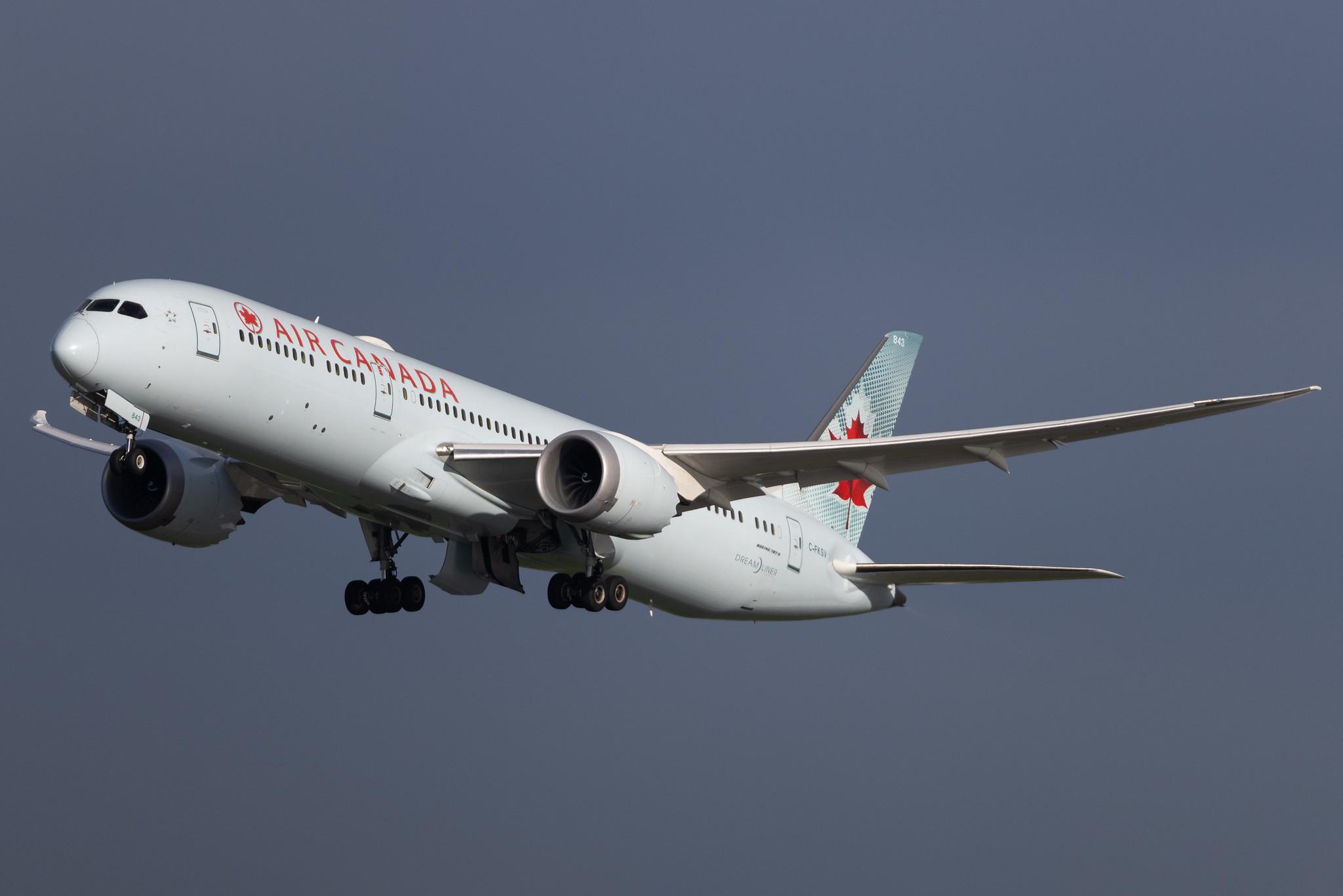 London Heathrow: Air Canada (AC / ACA) | Boeing 787-9 Dreamliner B789 | C-FKSV | MSN 37170