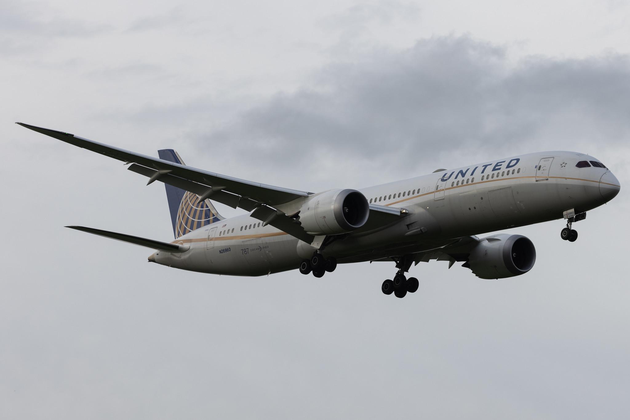 London Heathrow: United Airlines (UA / UAL) | Boeing 787-9 Dreamliner B789 | N26960 | MSN 36408