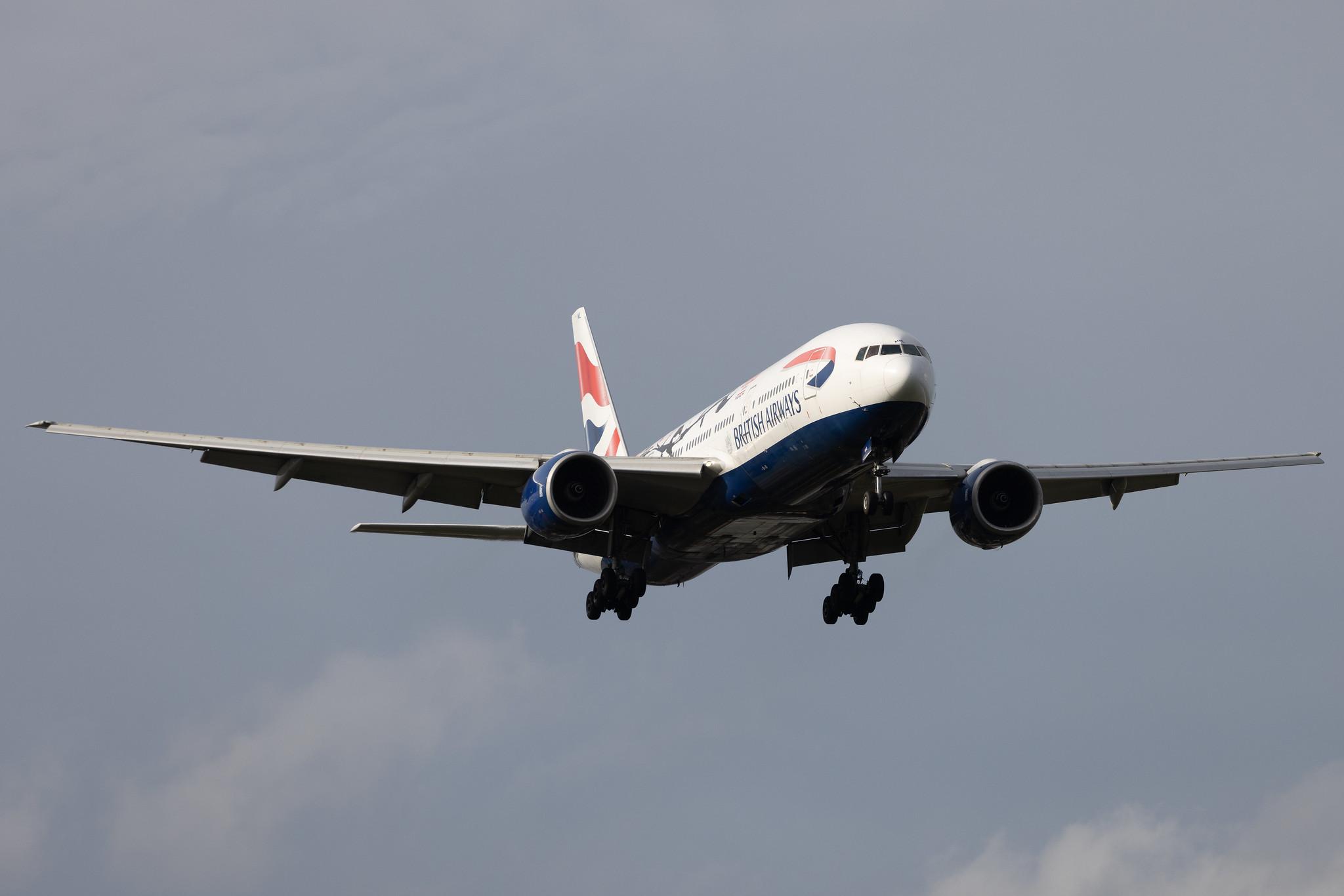 London Heathrow: British Airways (BA / BAW) | Livery: GREAT Festival of Creativity | Boeing 777-236(ER) B772 | G-YMML | MSN 30313