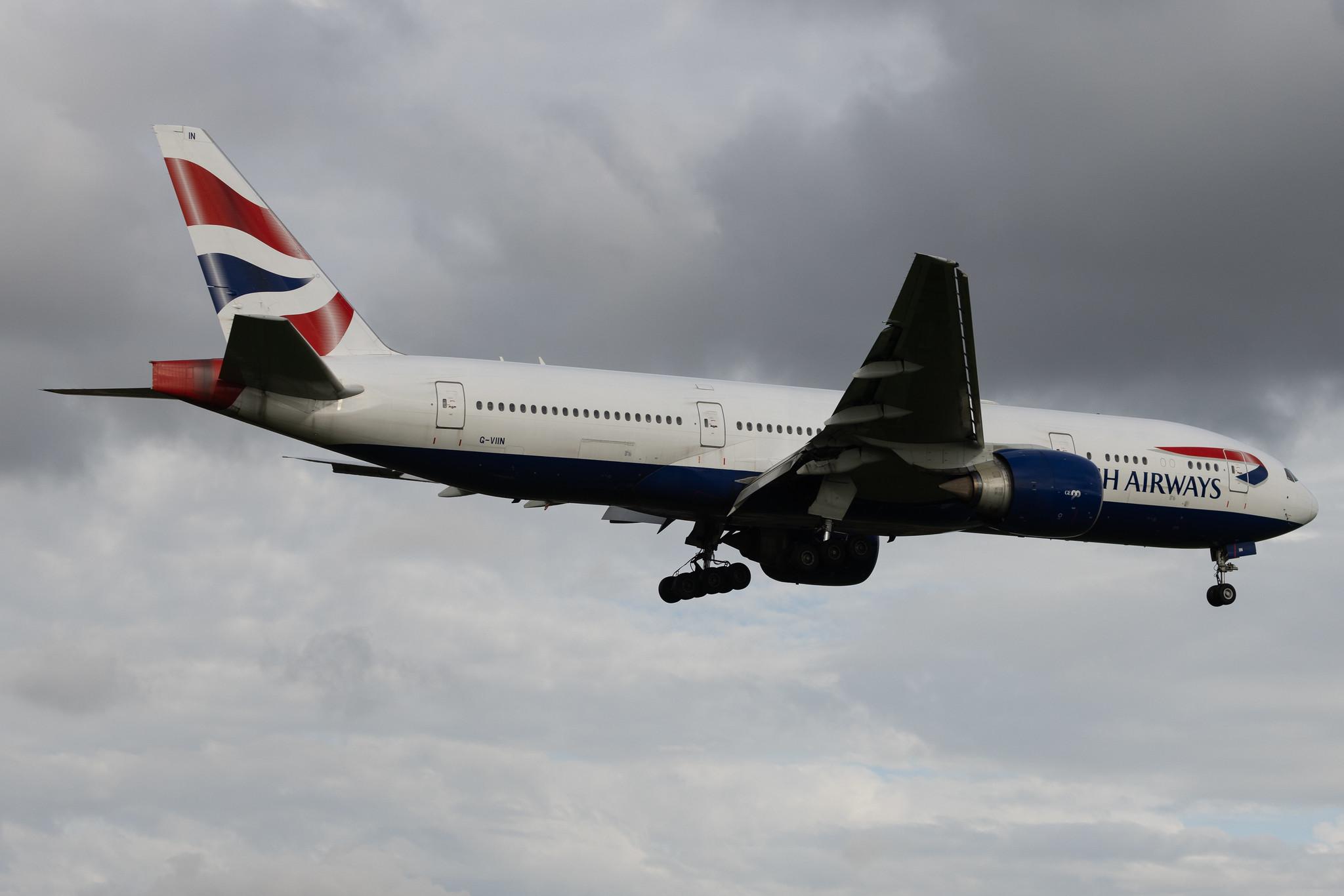 London Heathrow: British Airways (BA / BAW) | Boeing 777-236(ER) B772 | G-VIIN | MSN 29319