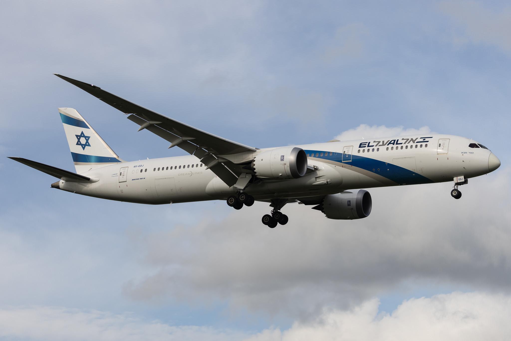 London Heathrow: El Al Israel Airlines (LY / ELY) | Operator: El Al | Boeing 787-9 Dreamliner B789 | 4X-EDJ | MSN 65086