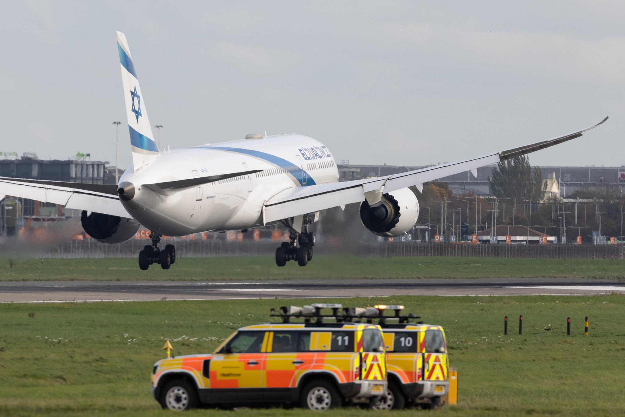 London Heathrow: El Al Israel Airlines (LY / ELY) | Operator: El Al | Boeing 787-9 Dreamliner B789 | 4X-EDJ | MSN 65086