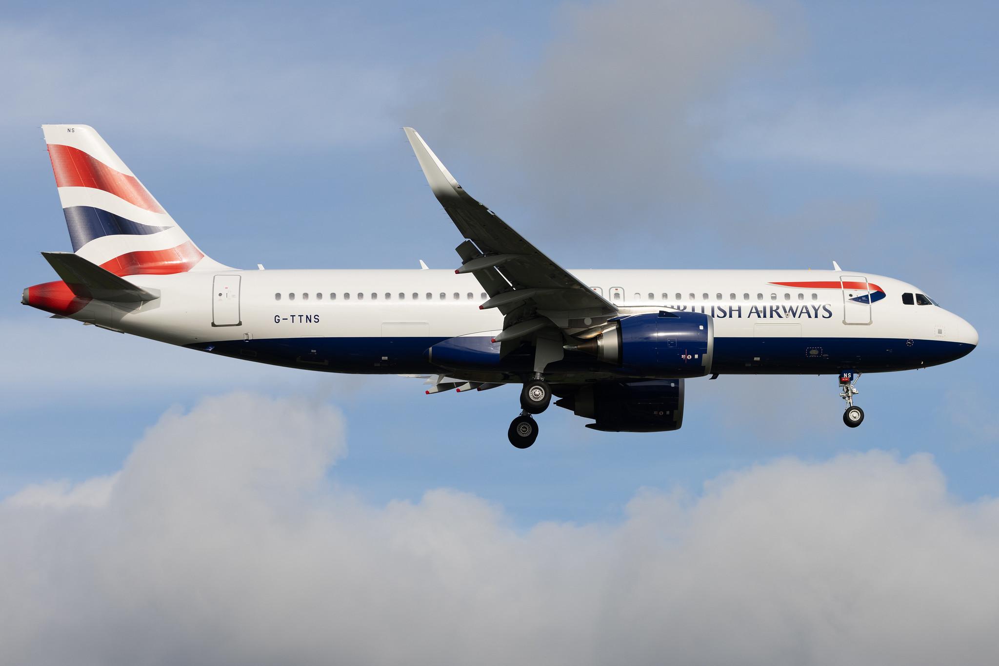 London Heathrow: British Airways (BA / BAW) | Airbus A320-251N A20N | G-TTNS | MSN 11026
