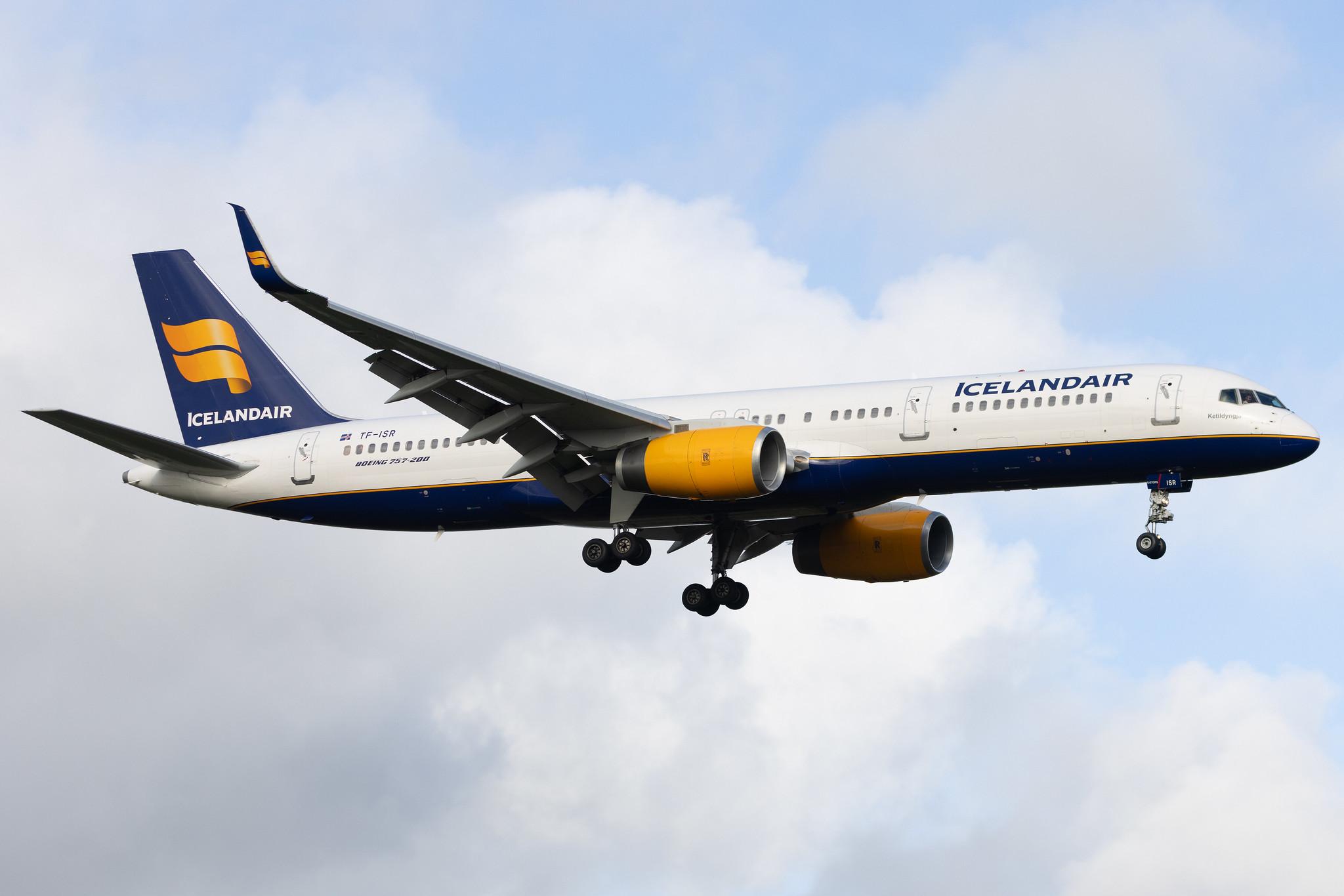 London Heathrow: Icelandair (FI / ICE) | Boeing 757-256 B752 | TF-ISR | MSN 26248