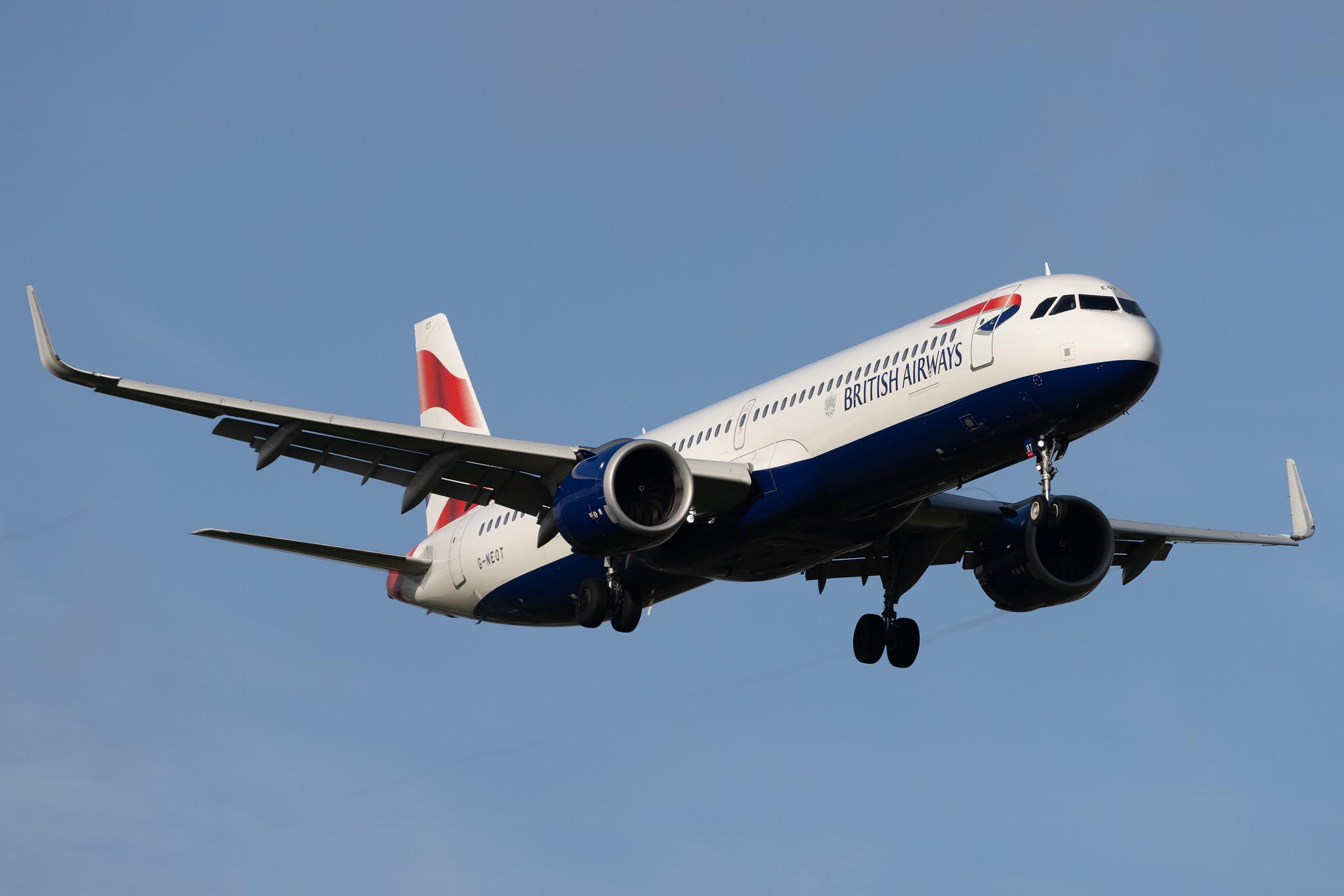 London Heathrow: British Airways (BA / BAW) | Airbus A321-251NX A21N | G-NEOT | MSN 8718