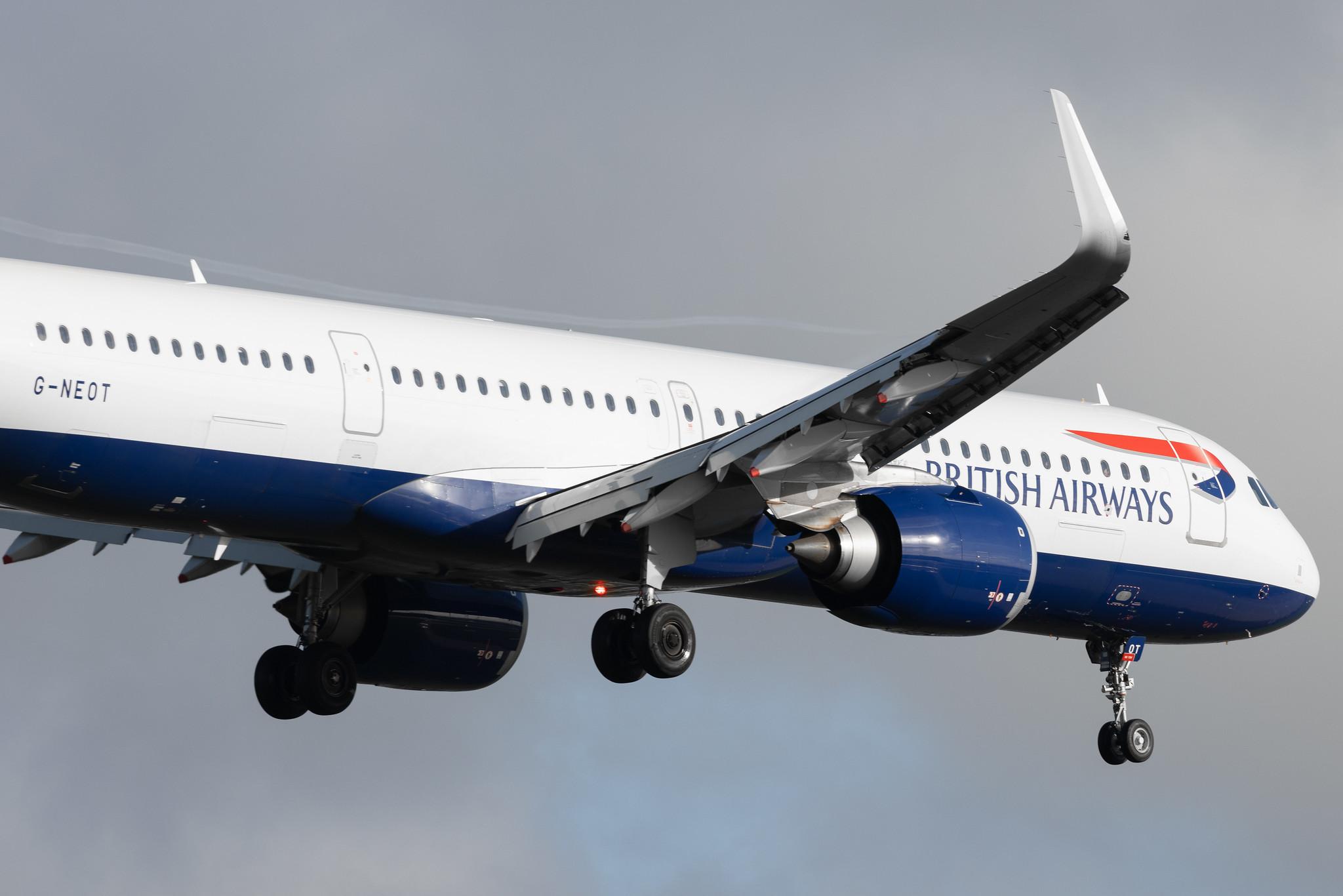 London Heathrow: British Airways (BA / BAW) | Airbus A321-251NX A21N | G-NEOT | MSN 8718