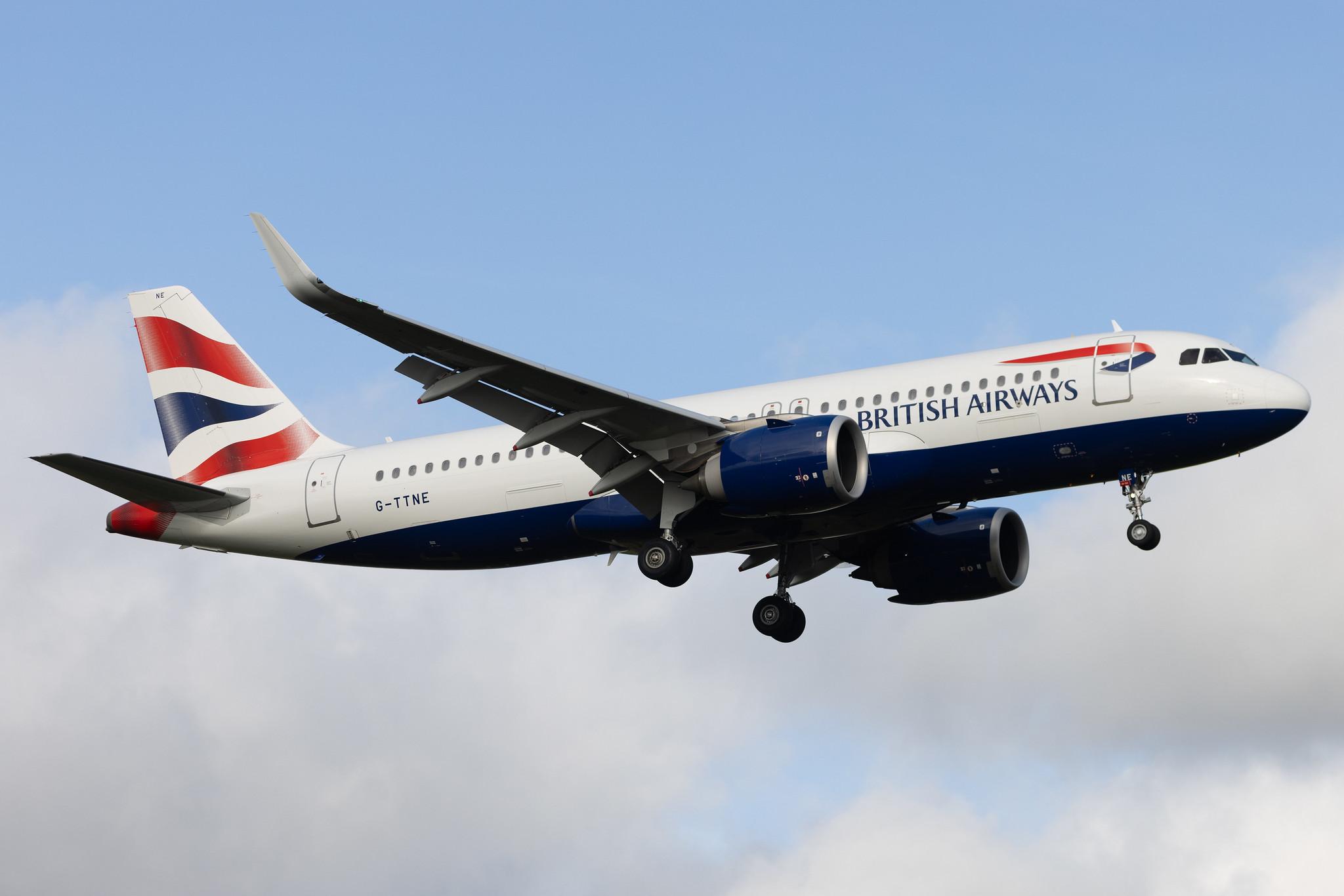London Heathrow: British Airways (BA / BAW) | Airbus A320-251N A20N | G-TTNE | MSN 8365