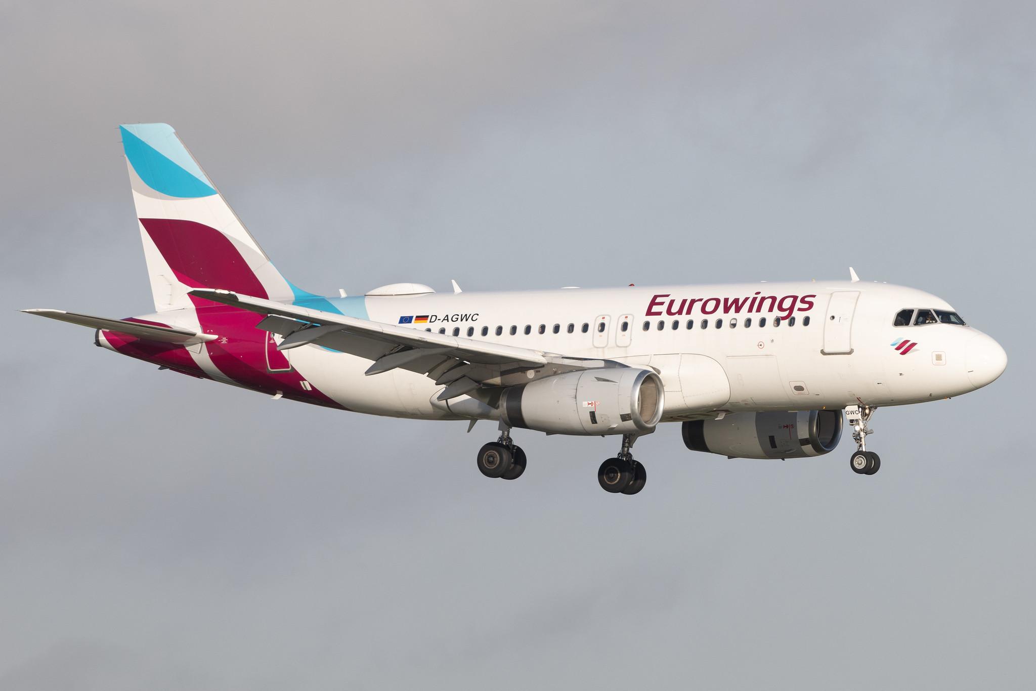London Heathrow: Eurowings (EW / EWG) | Airbus A319-132 A319 | D-AGWC | MSN 2976