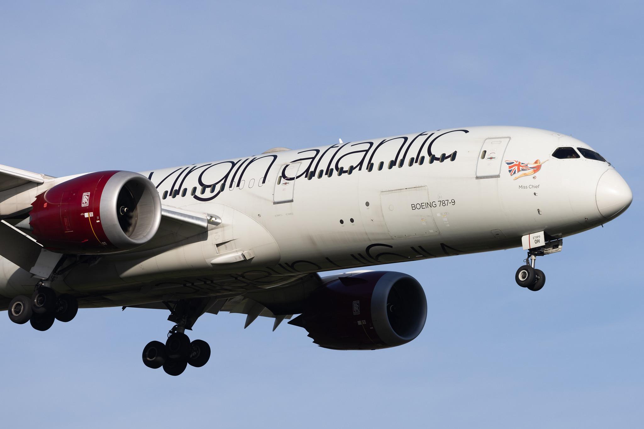 London Heathrow: Virgin Atlantic (VS / VIR) | Boeing 787-9 Dreamliner B789 | G-VOOH | MSN 37968