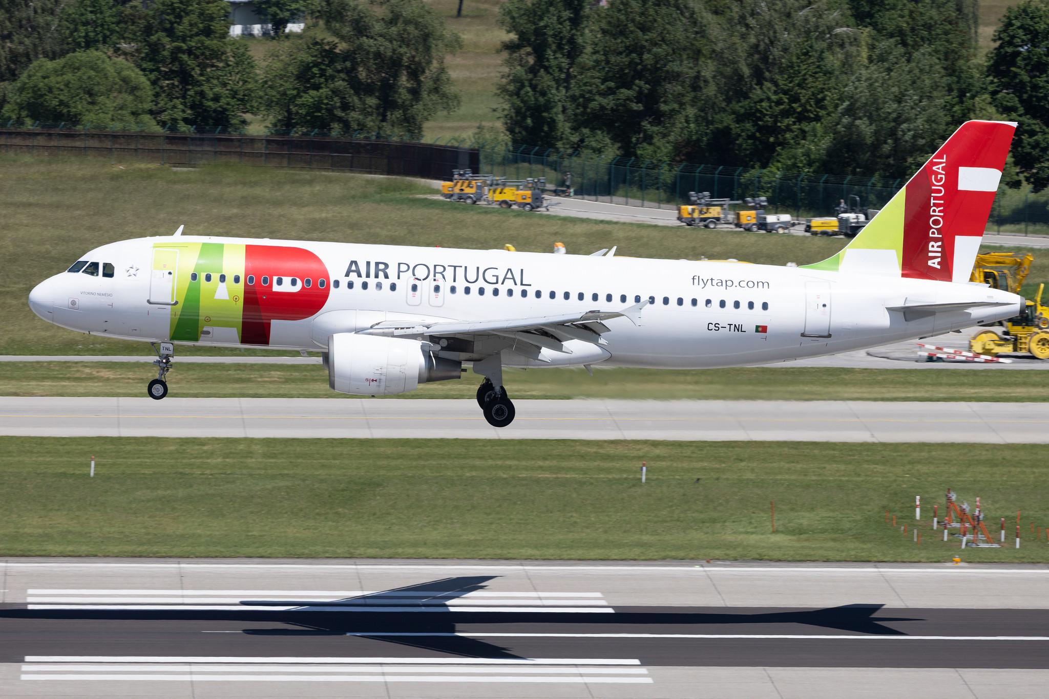 Flughafen Zürich: TAP Air Portugal (TP / TAP) | Airbus A320-214 A320 | CS-TNL | MSN 1231