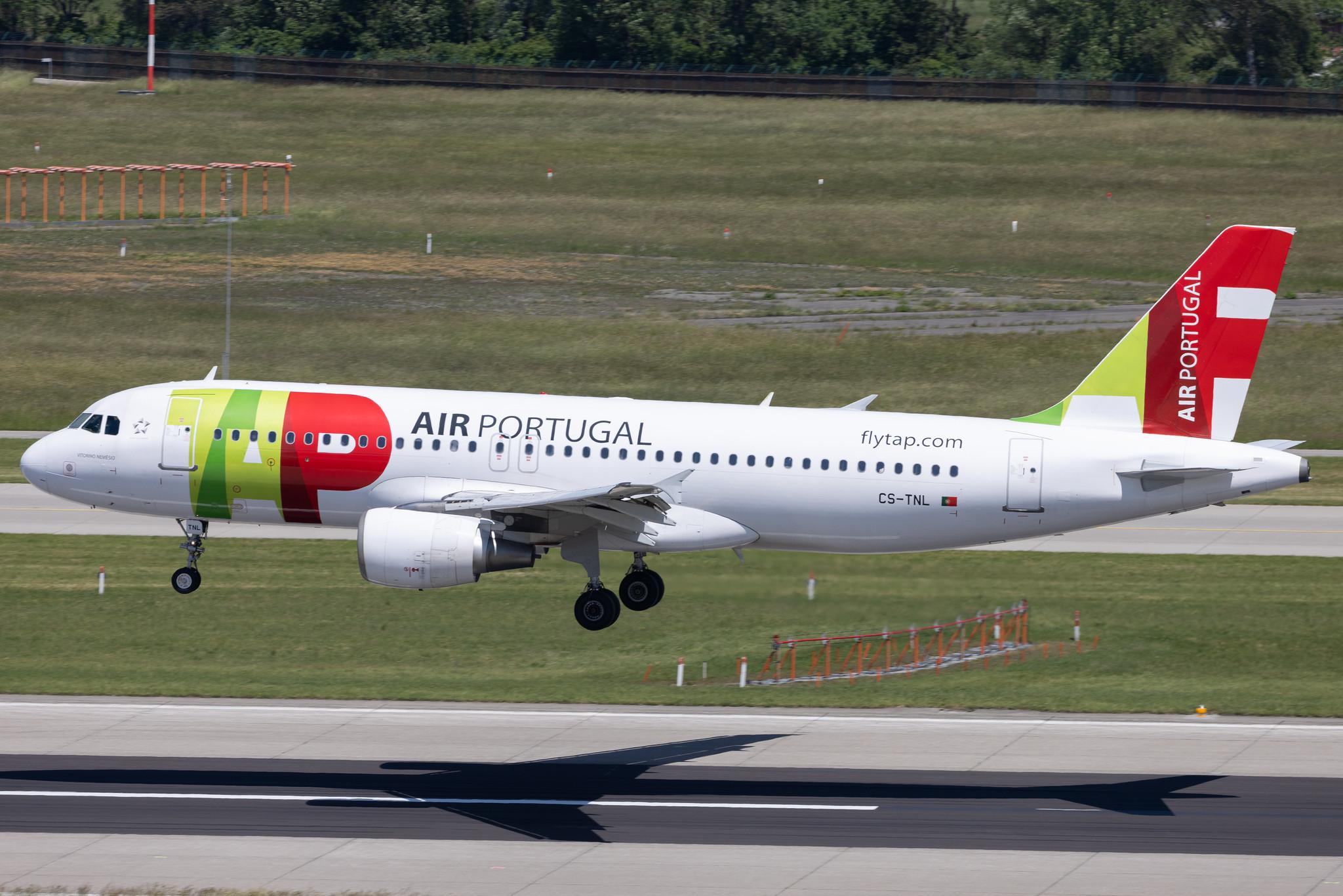Flughafen Zürich: TAP Air Portugal (TP / TAP) | Airbus A320-214 A320 | CS-TNL | MSN 1231
