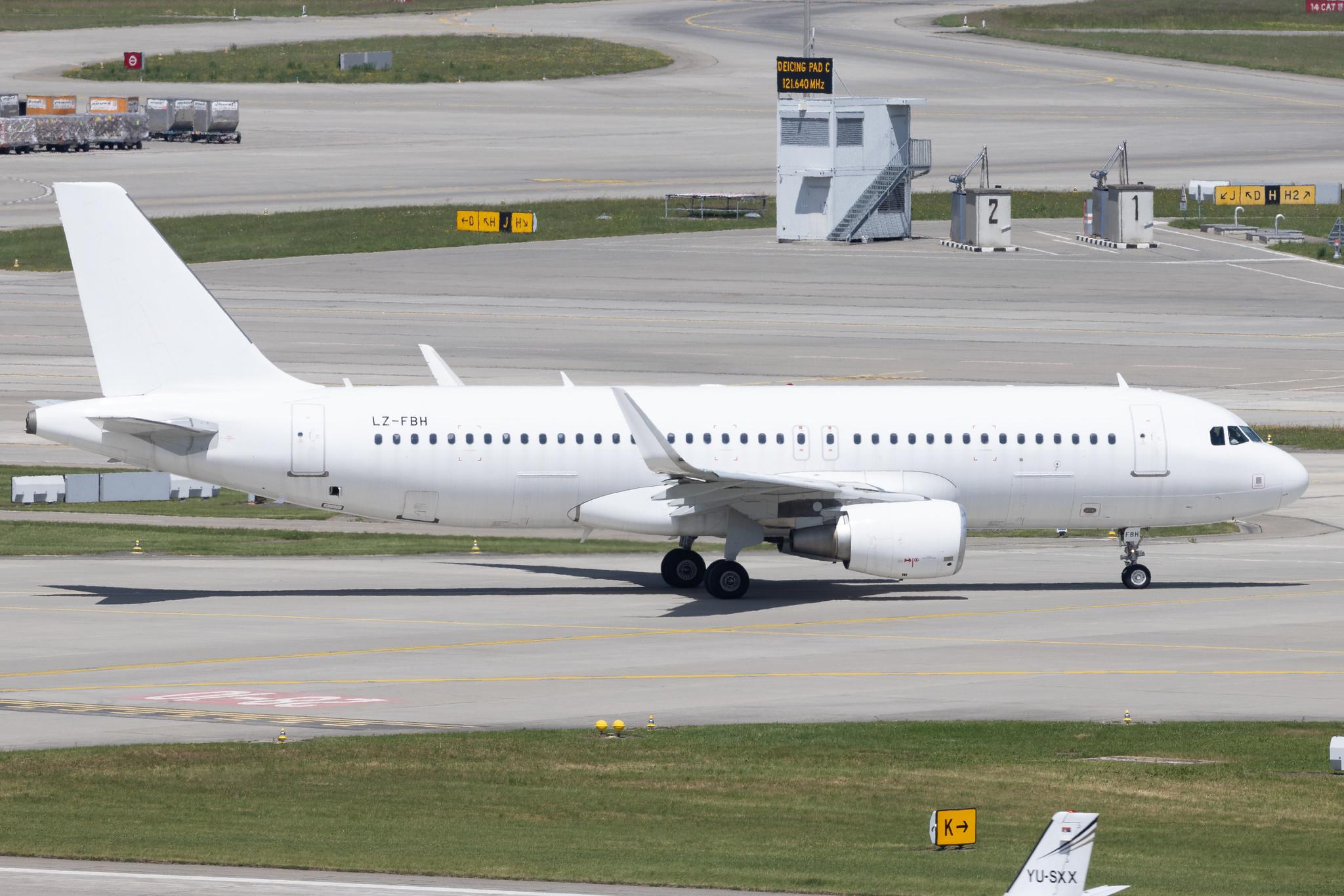 Flughafen Zürich: Bulgaria Air (FB / LZB) | Airbus A320-214 A320 | LZ-FBH | MSN 7238