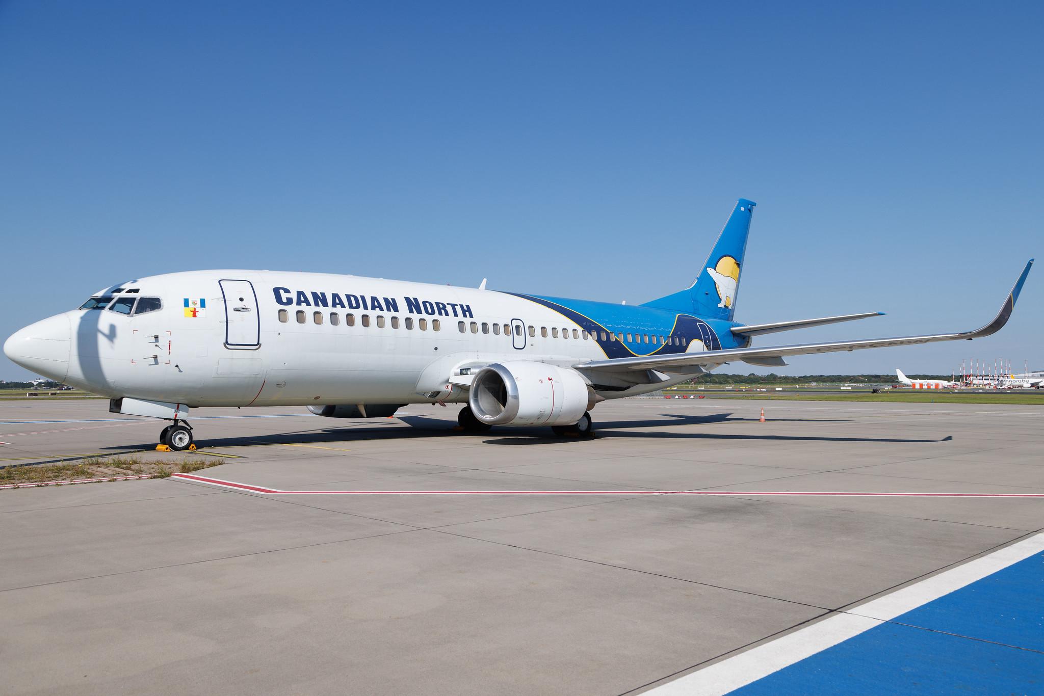 Hamburg Airport: Canadian North (5T / AKT)| Boeing 737-36Q B733 | C-GCNW | MSN 28760