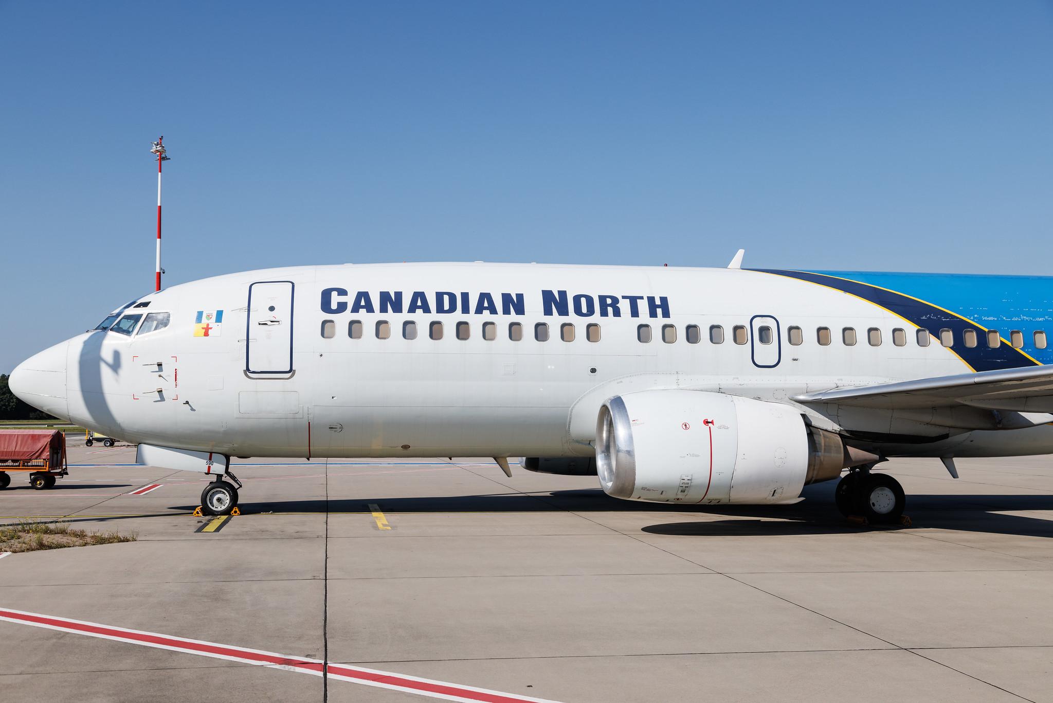 Hamburg Airport: Canadian North (5T / AKT)| Boeing 737-36Q B733 | C-GCNW | MSN 28760