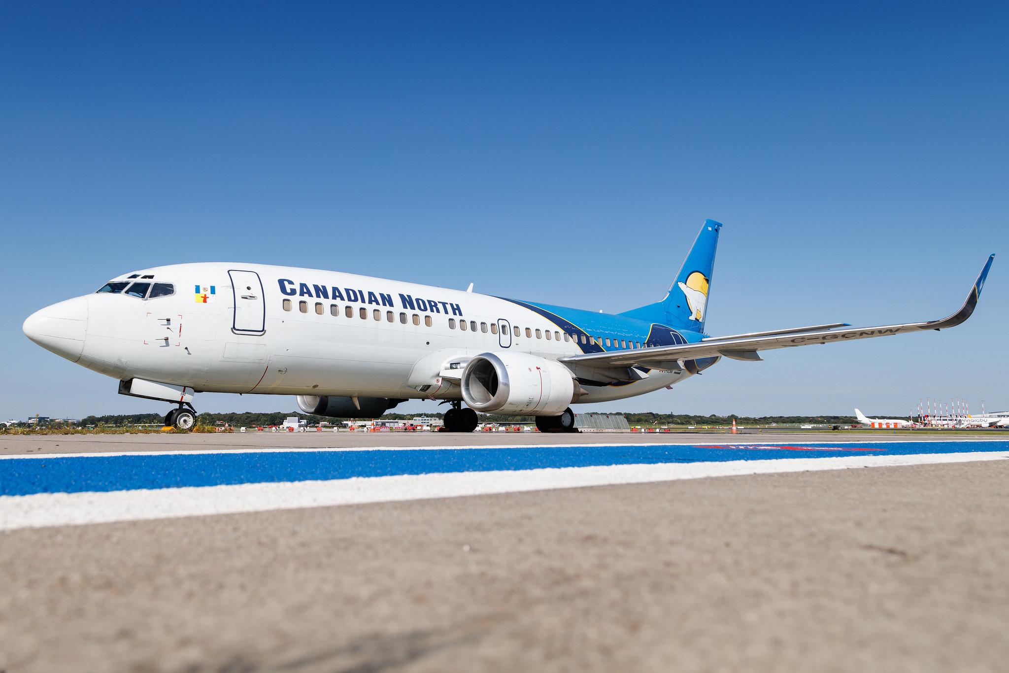 Hamburg Airport: Canadian North (5T / AKT)| Boeing 737-36Q B733 | C-GCNW | MSN 28760