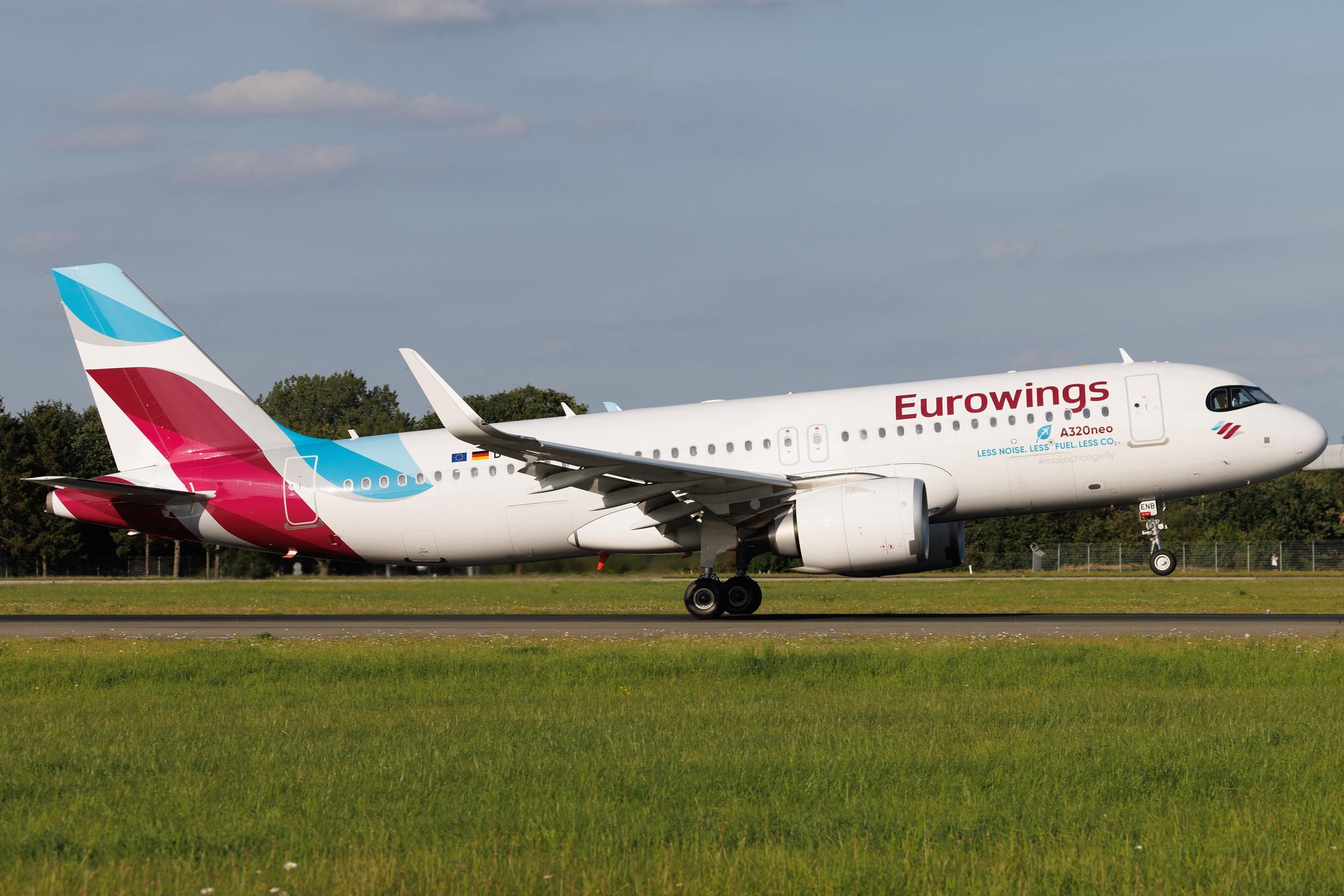 Hamburg Airport: Eurowings (EW / EWG) | Airbus A320-251N A20N | D-AENB | MSN 10798