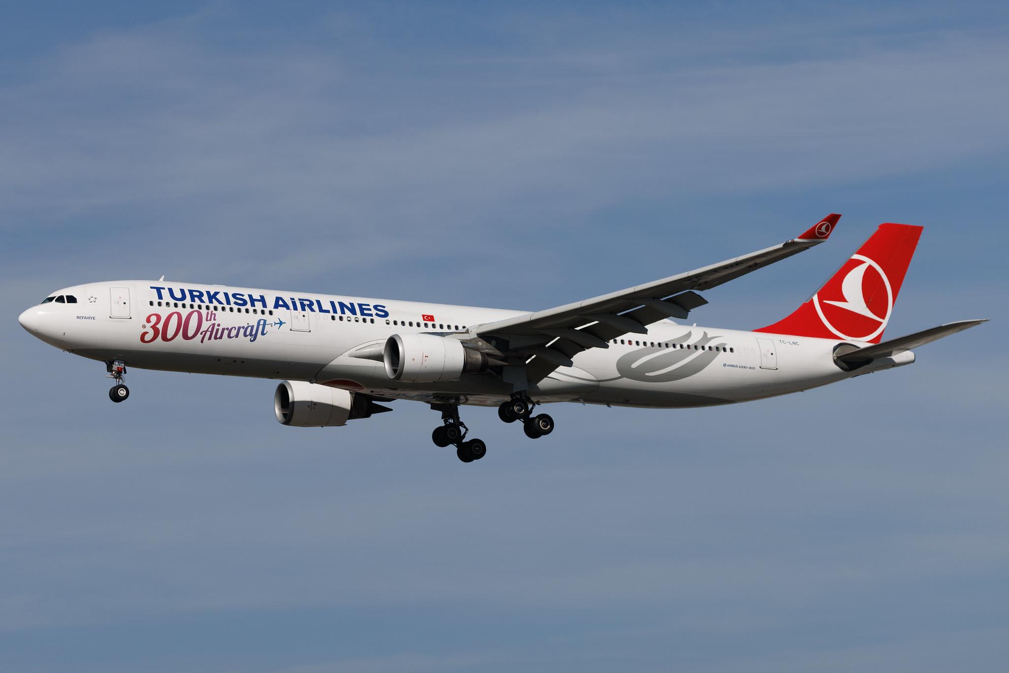 Frankfurt Airport: Turkish Airlines (TK / THY) | Airbus A330-303 A333 | TC-LNC | MSN 1696