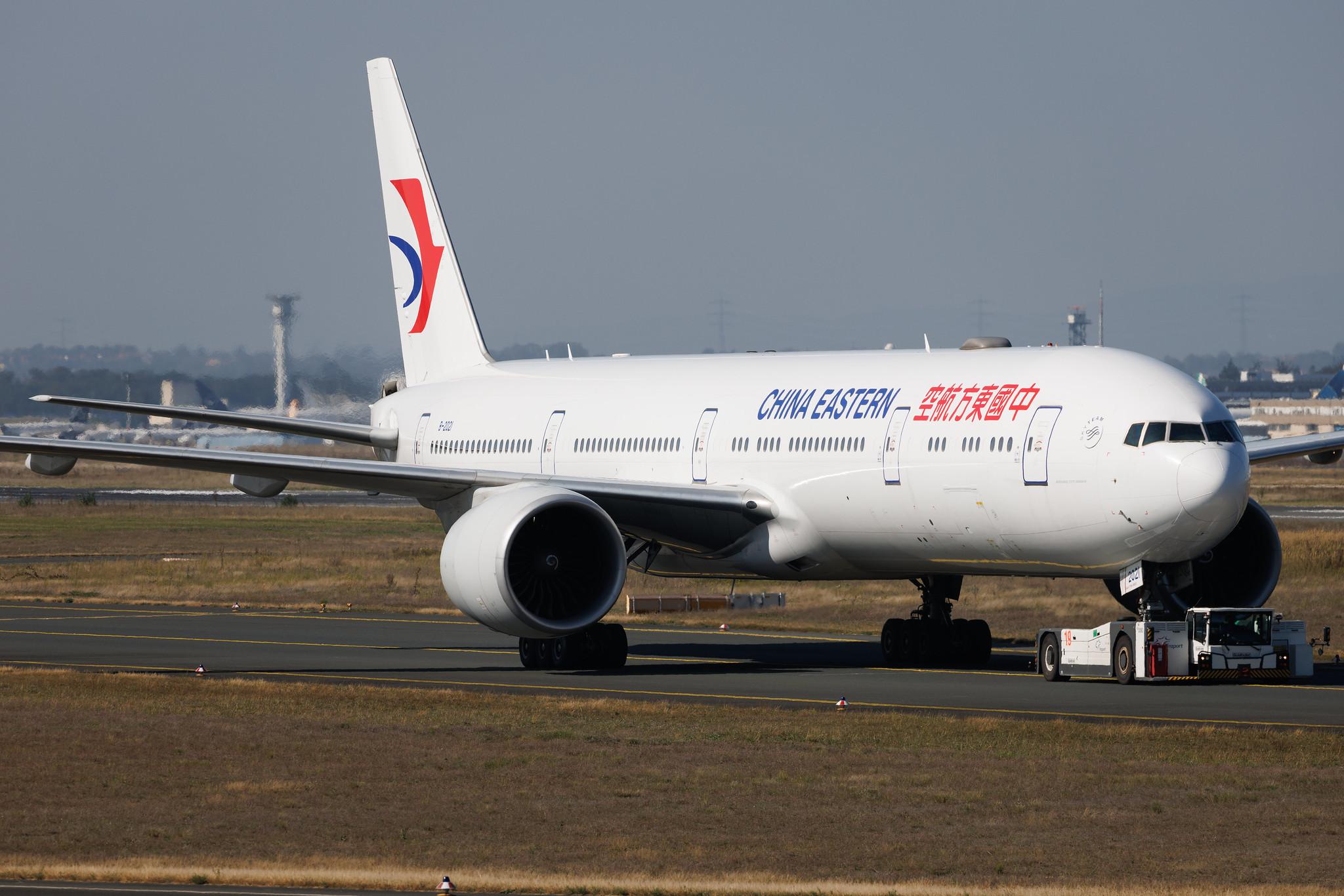 Frankfurt Airport: China Eastern Airlines (MU / CES) | Boeing 777-39P(ER) B77W | B-2021 | MSN 43273